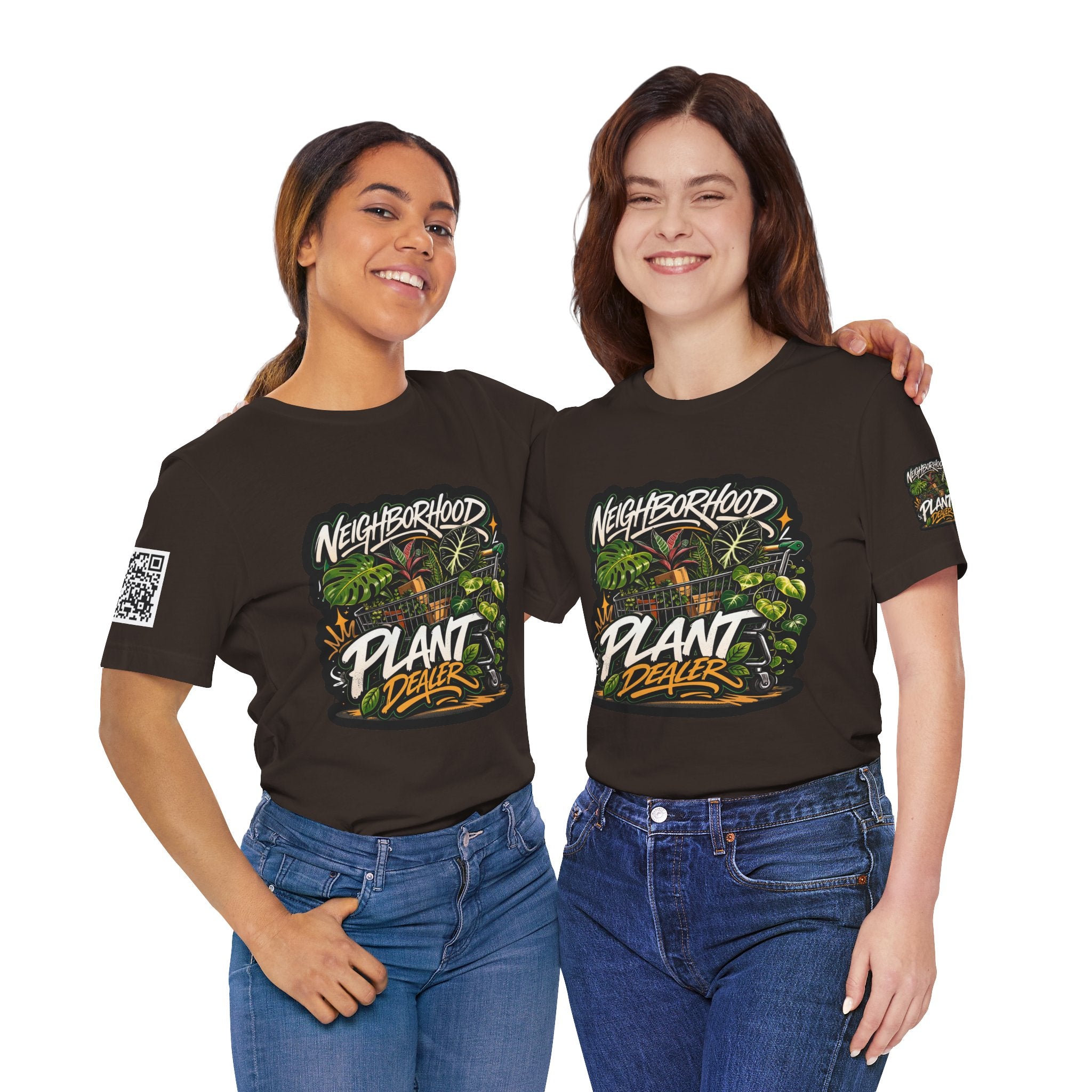 Neighborhood Plant Dealer - Graphic Botanical Streetwear Premium Tee plant lover graphic tee by Detroit Plant Mom