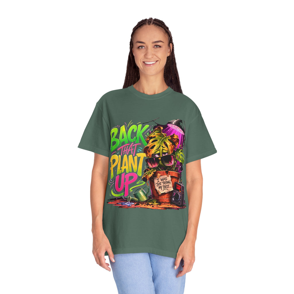 Back That Plant Up - Retro Graphic Tee plant lover hat by Detroit Plant Mom - product view 19