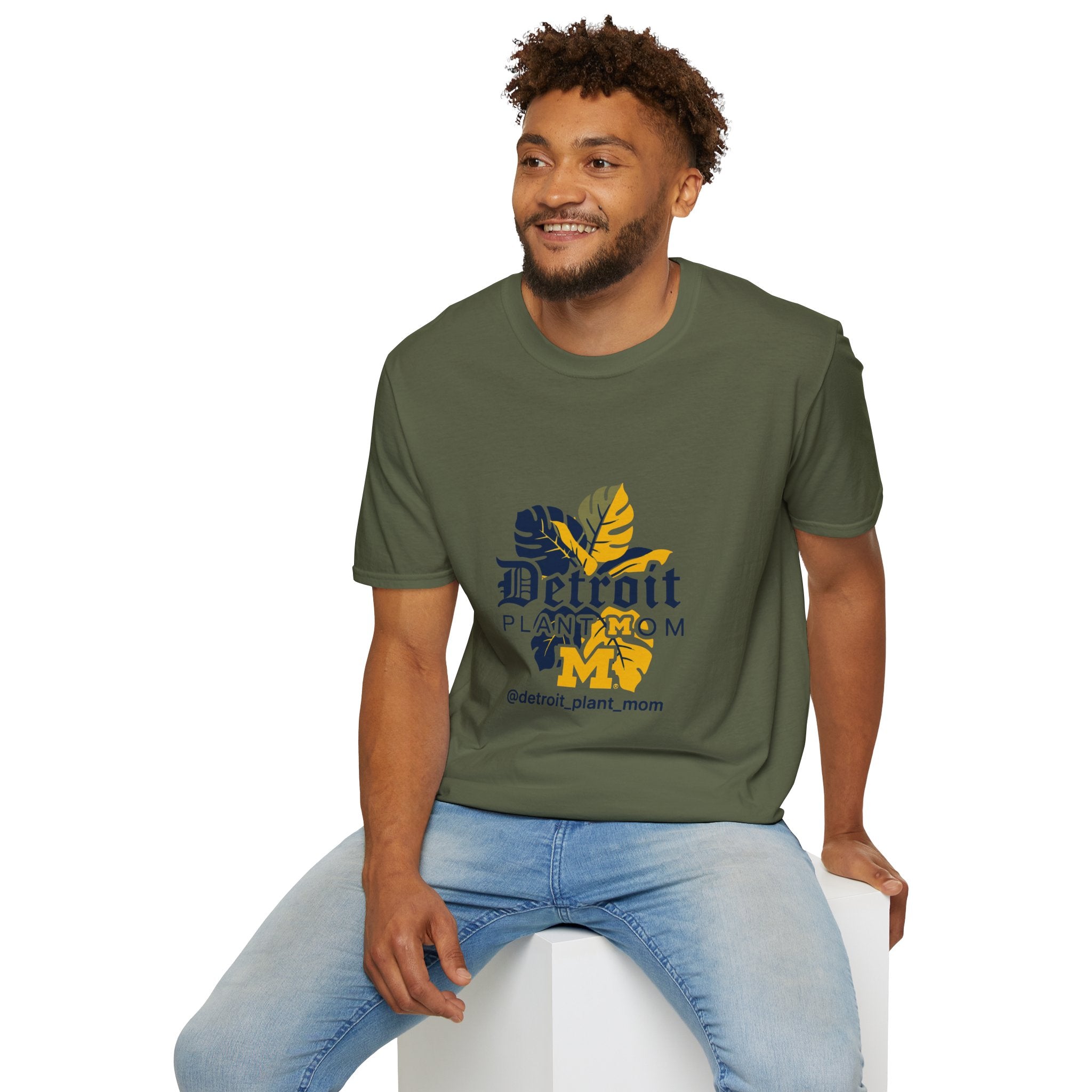 Detroit Plant Mom T-Shirt - Botanical City Pride Tee plant lover graphic tee by Detroit Plant Mom - product view 32