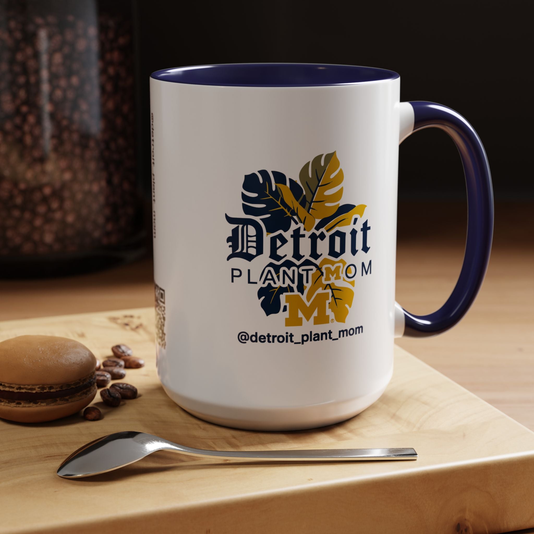 Accent Coffee Mug - 15oz Ceramic Plant Lover Gift plant lover mug by Detroit Plant Mom - product view 9