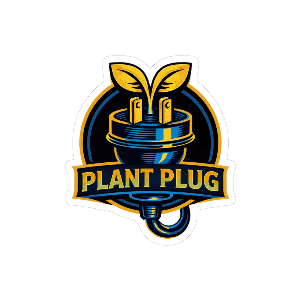 DPM: Plant Plug Sticker - Eco Tech Kiss-Cut Vinyl Decal
