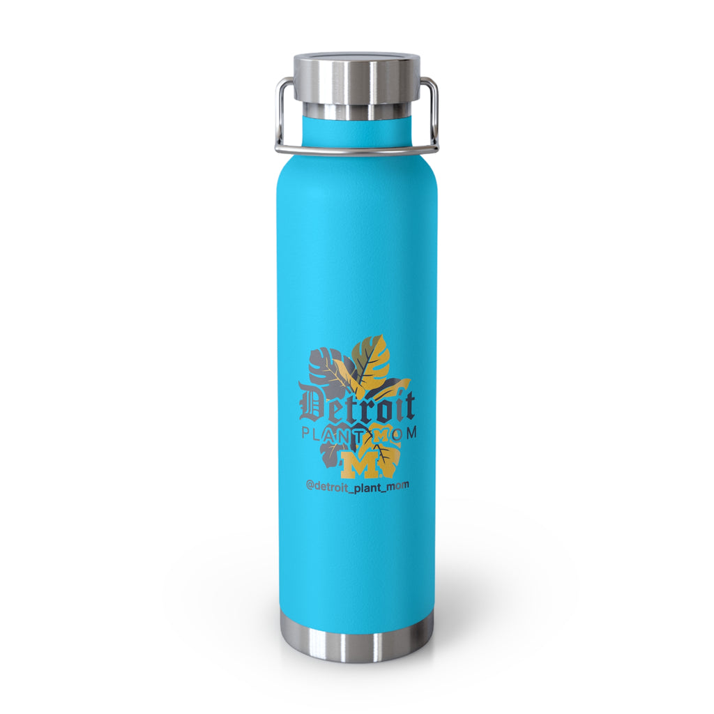 Copper Vacuum Insulated Water Bottle, 22oz plant lover water bottle by Detroit Plant Mom - product view 16