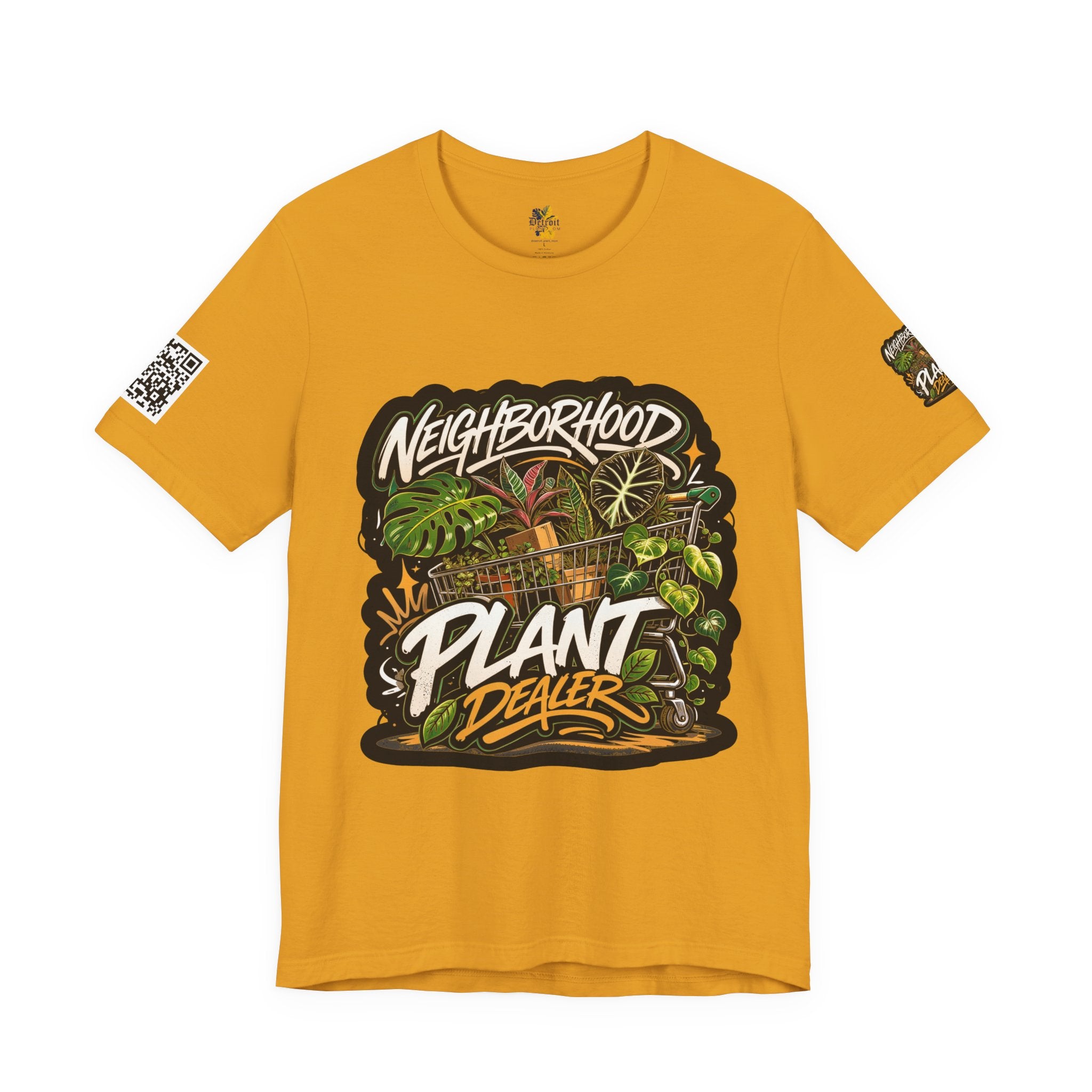 Neighborhood Plant Dealer - Graphic Botanical Streetwear Premium Tee plant lover graphic tee by Detroit Plant Mom