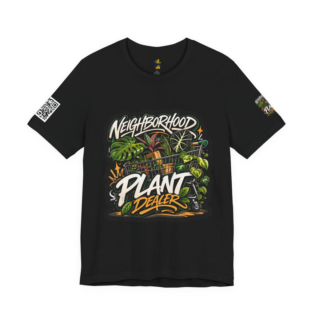 Neighborhood Plant Dealer - Graphic Botanical Streetwear Premium Tee plant lover graphic tee by Detroit Plant Mom