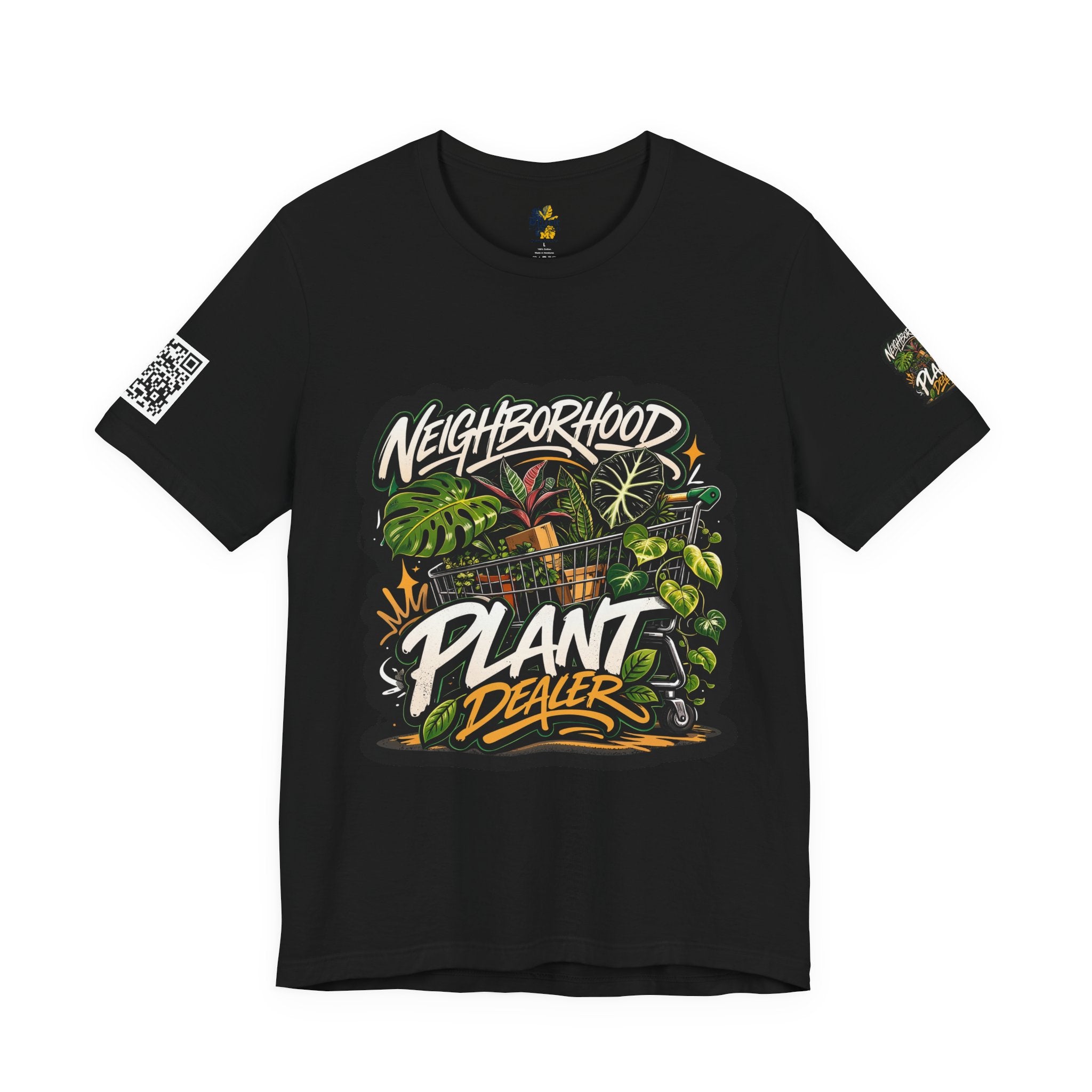Neighborhood Plant Dealer - Graphic Botanical Streetwear Premium Tee plant lover graphic tee by Detroit Plant Mom