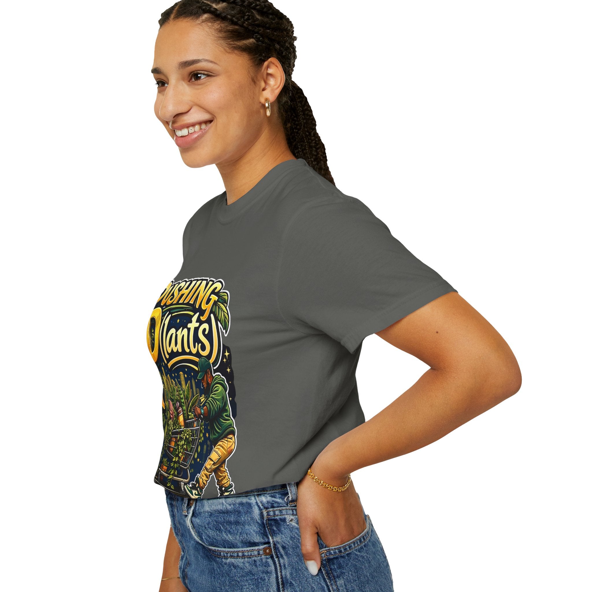 DPM: Pushing P(lants) T-Shirt - Melanated Man Graphic Tee
