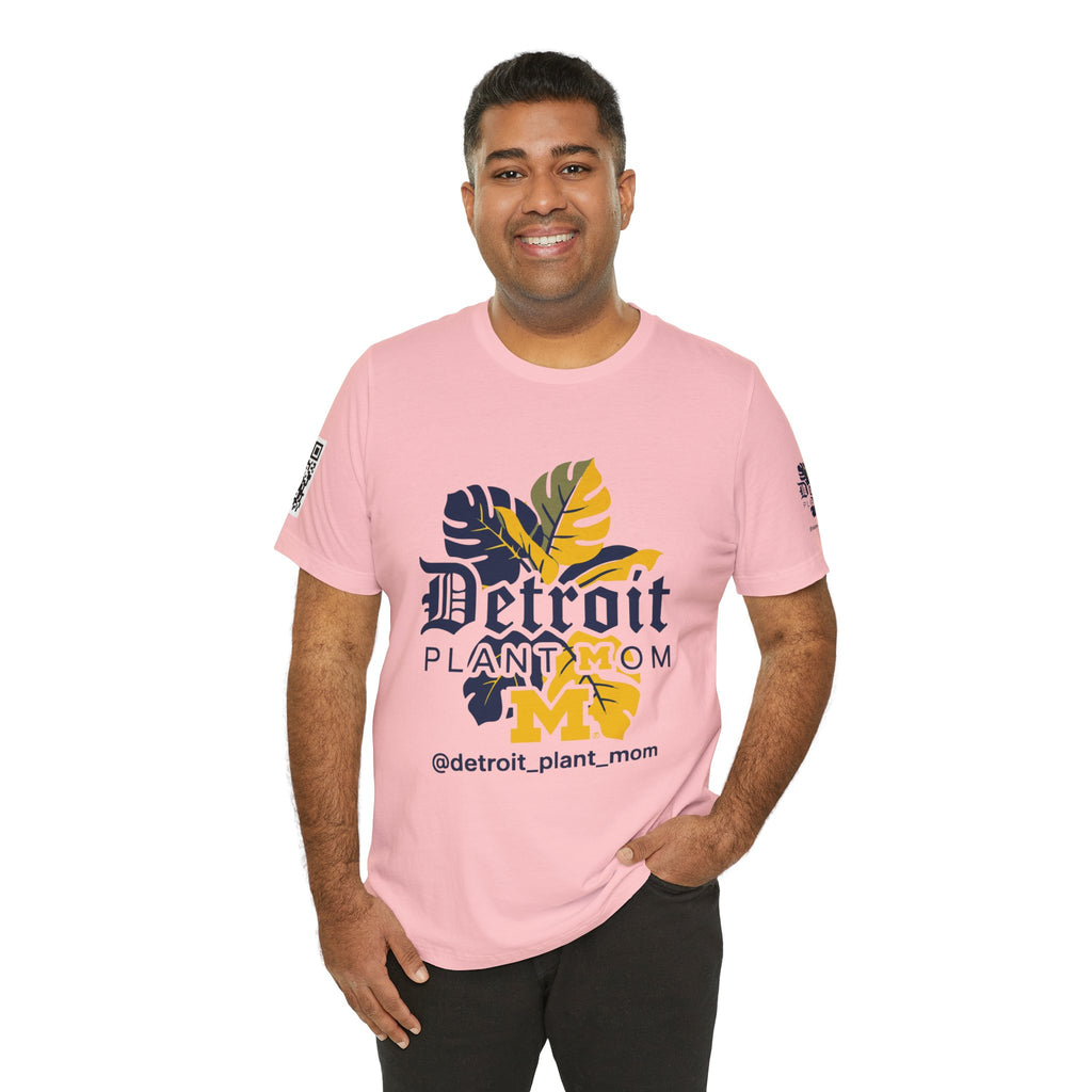 Detroit Plant Mom Premium Tee - Monstera Plant Mom Tee plant lover graphic tee by Detroit Plant Mom - product view 135