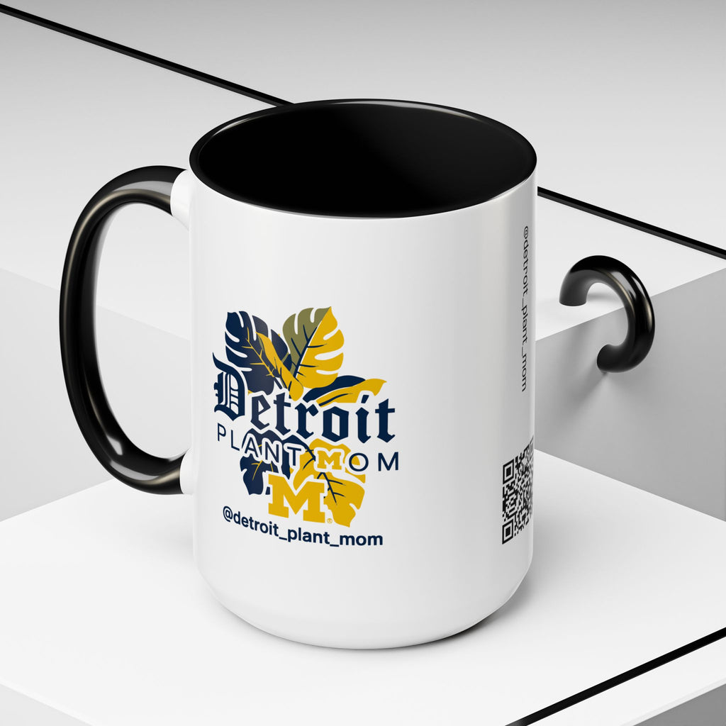 Accent Coffee Mug - 15oz Ceramic Plant Lover Gift plant lover mug by Detroit Plant Mom - product view 7