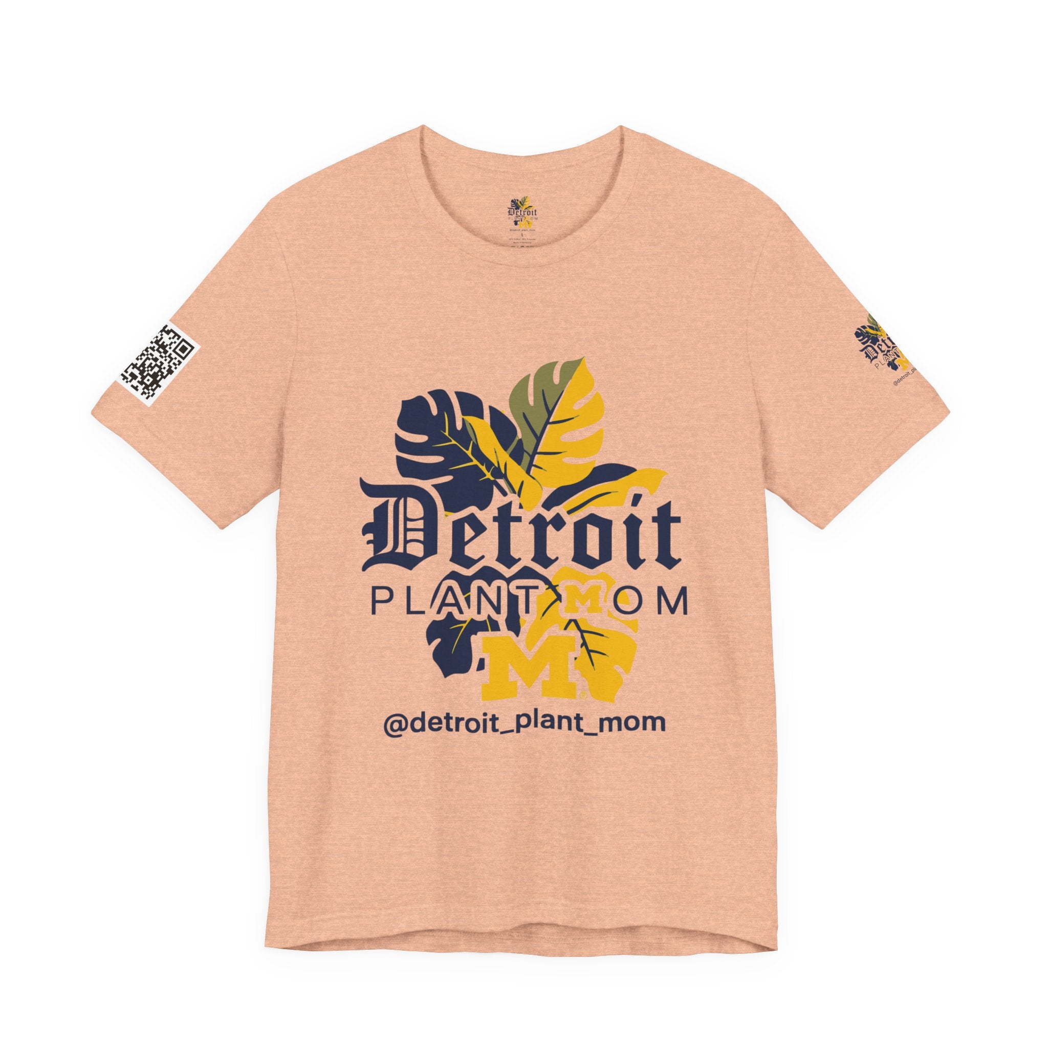 Detroit Plant Mom Premium Tee - Monstera Plant Mom Tee plant lover graphic tee by Detroit Plant Mom - product view 6