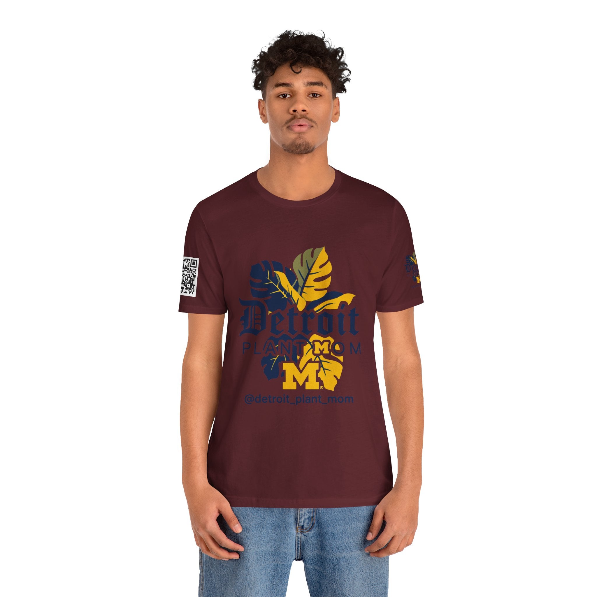 Detroit Plant Mom Premium Tee - Monstera Plant Mom Tee plant lover graphic tee by Detroit Plant Mom - product view 126