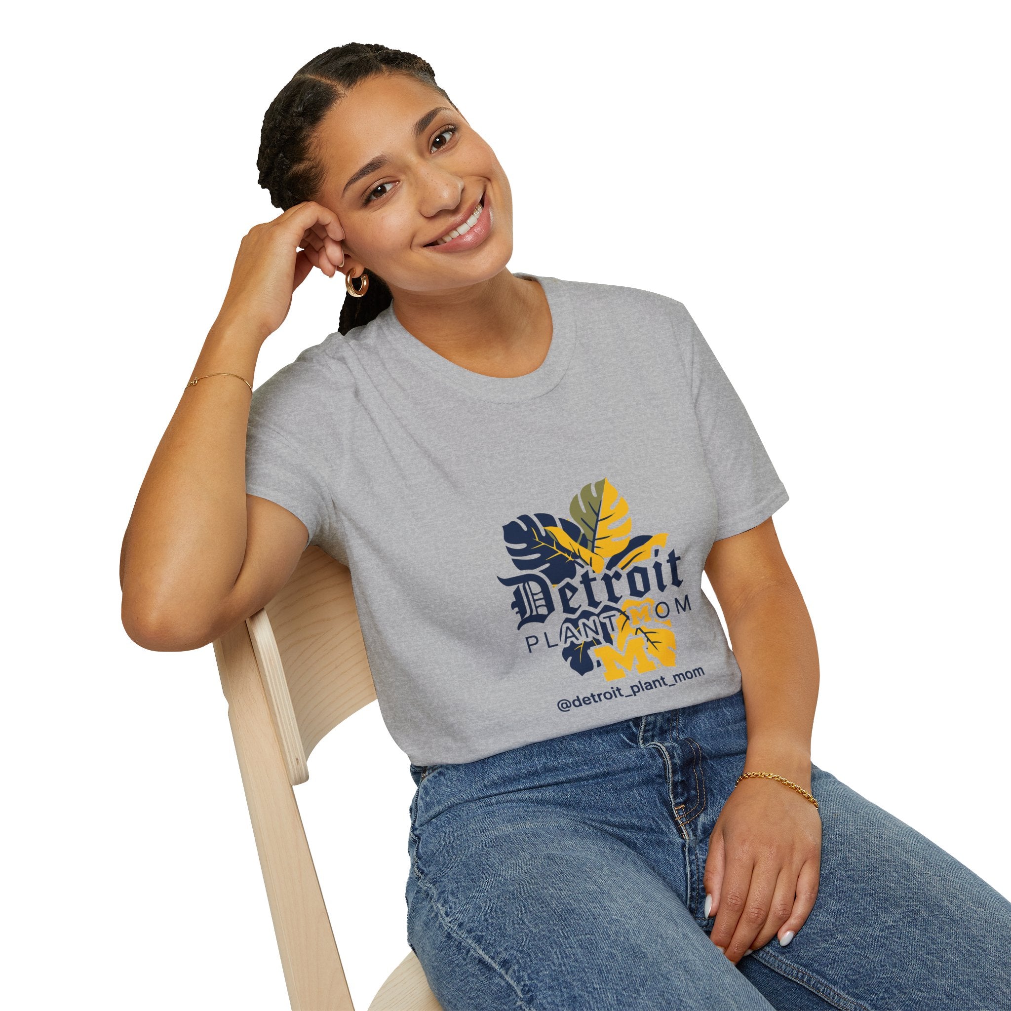 Detroit Plant Mom T-Shirt - Botanical City Pride Tee plant lover graphic tee by Detroit Plant Mom - product view 22