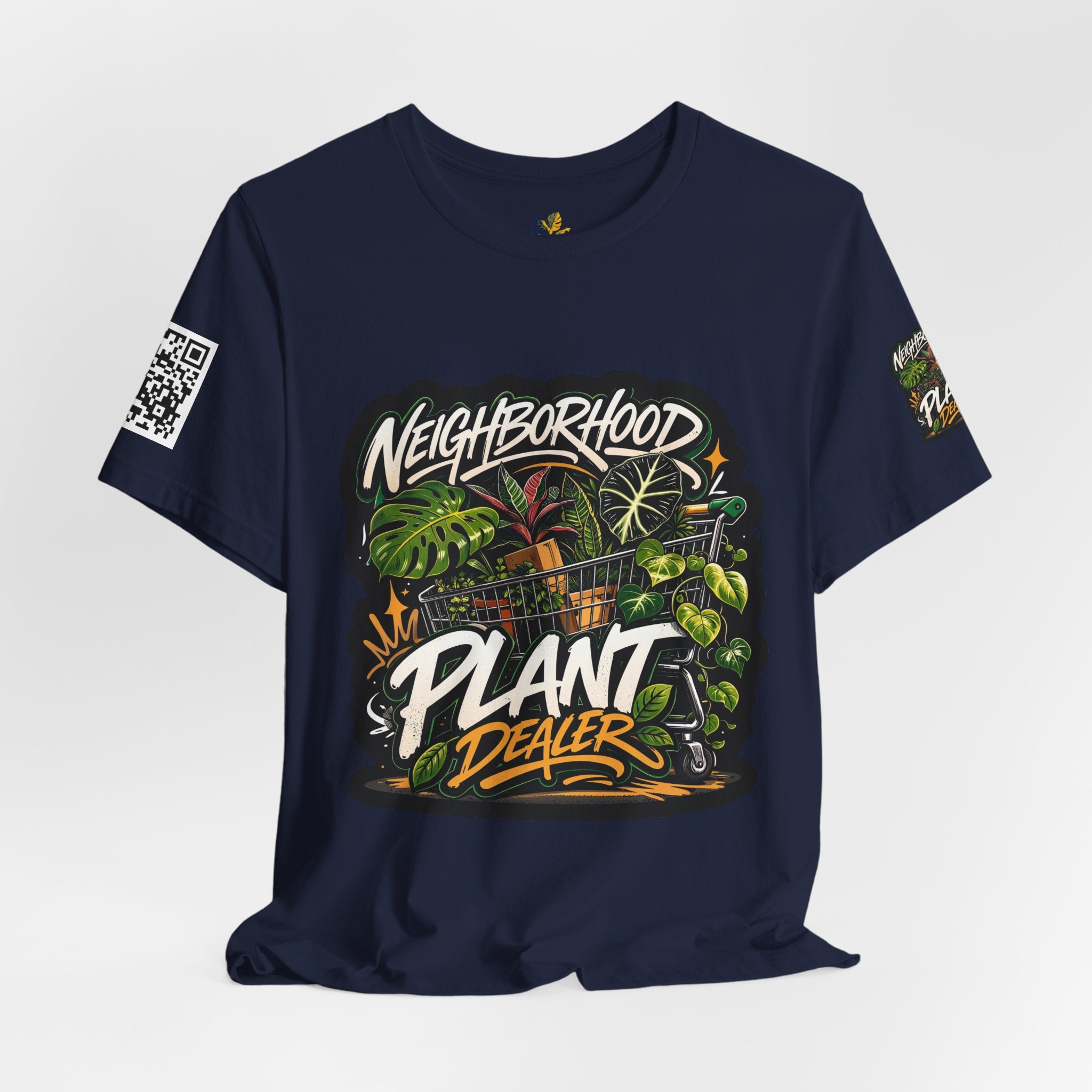Neighborhood Plant Dealer - Graphic Botanical Streetwear Premium Tee plant lover graphic tee by Detroit Plant Mom