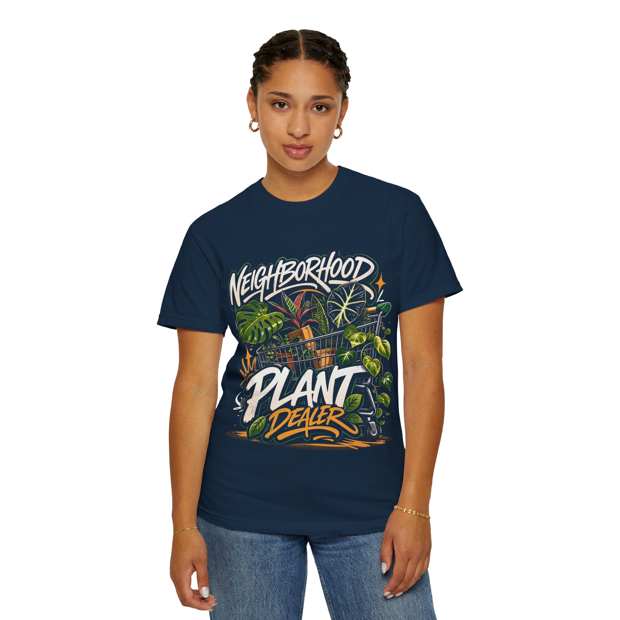 Neighborhood Plant Dealer Graphic Tee plant lover graphic tee by Detroit Plant Mom - product view 21