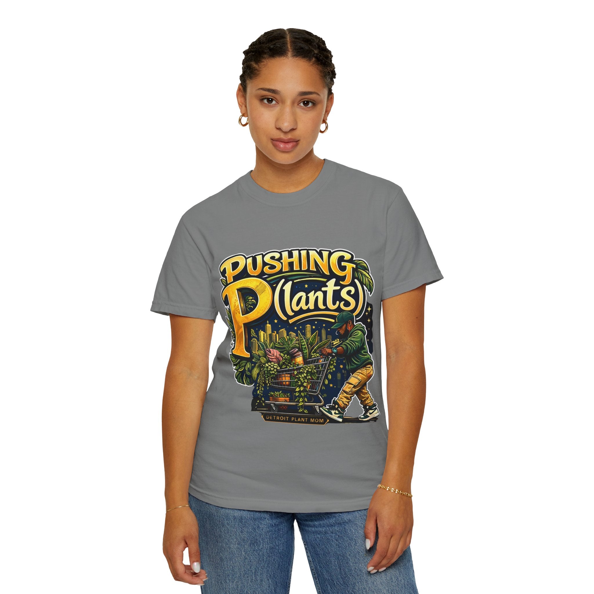 DPM: Pushing P(lants) T-Shirt - Melanated Man Graphic Tee