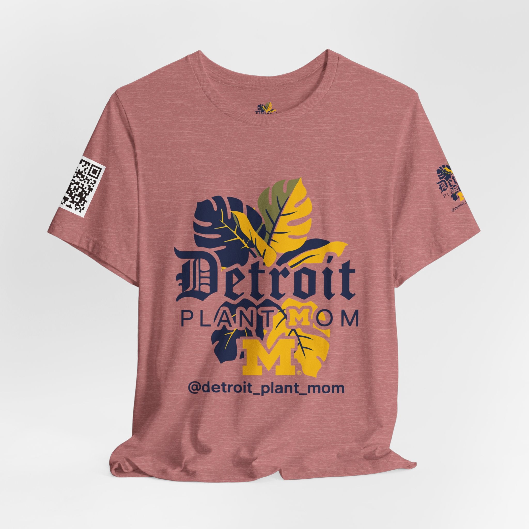 Detroit Plant Mom Premium Tee - Monstera Plant Mom Tee plant lover graphic tee by Detroit Plant Mom - product view 35