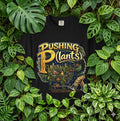 Pushing P(lants) T-Shirt - Melanated Woman Graphic Tee plant lover graphic tee by Detroit Plant Mom