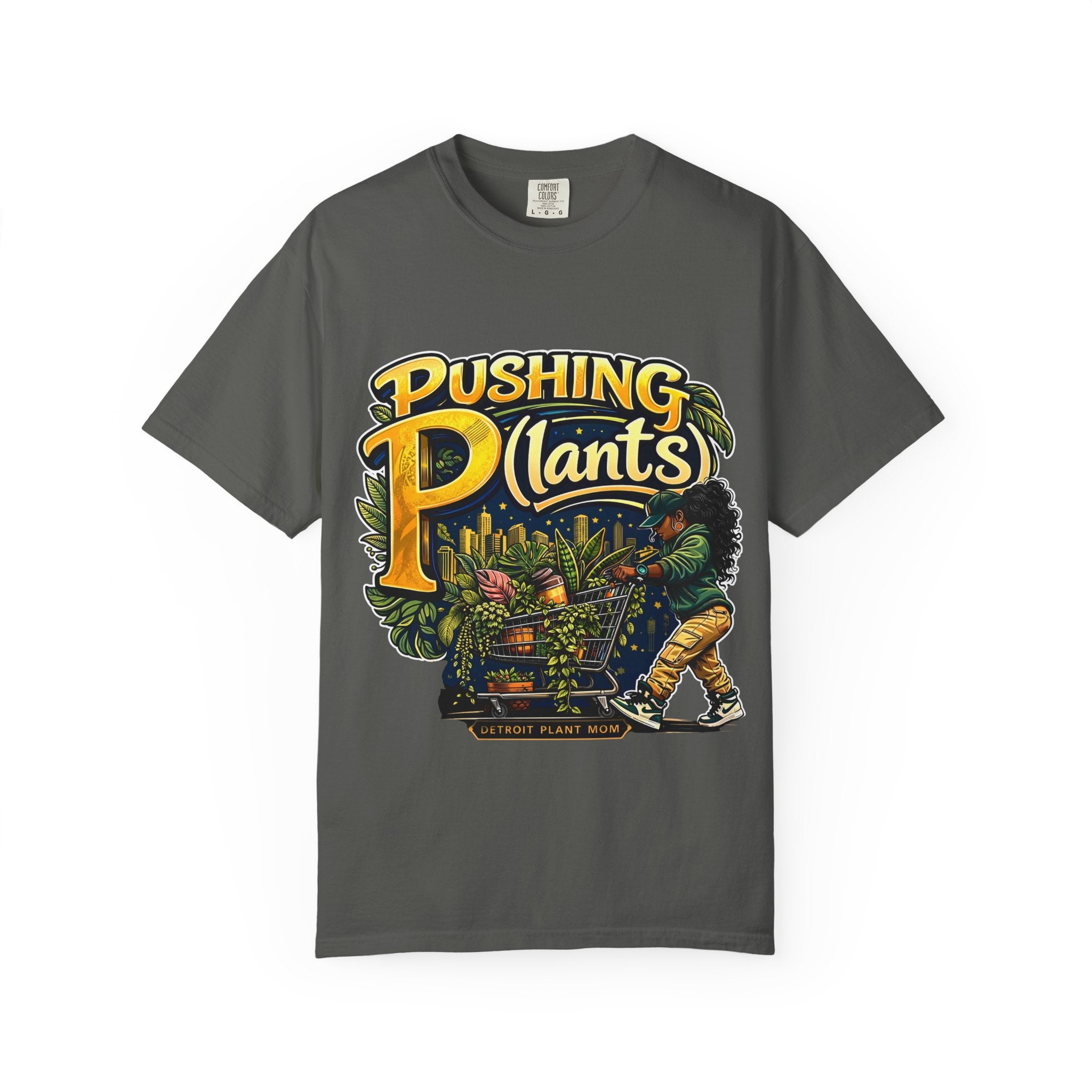 DPM: Pushing P(lants) T-Shirt - Melanated Woman Graphic Tee