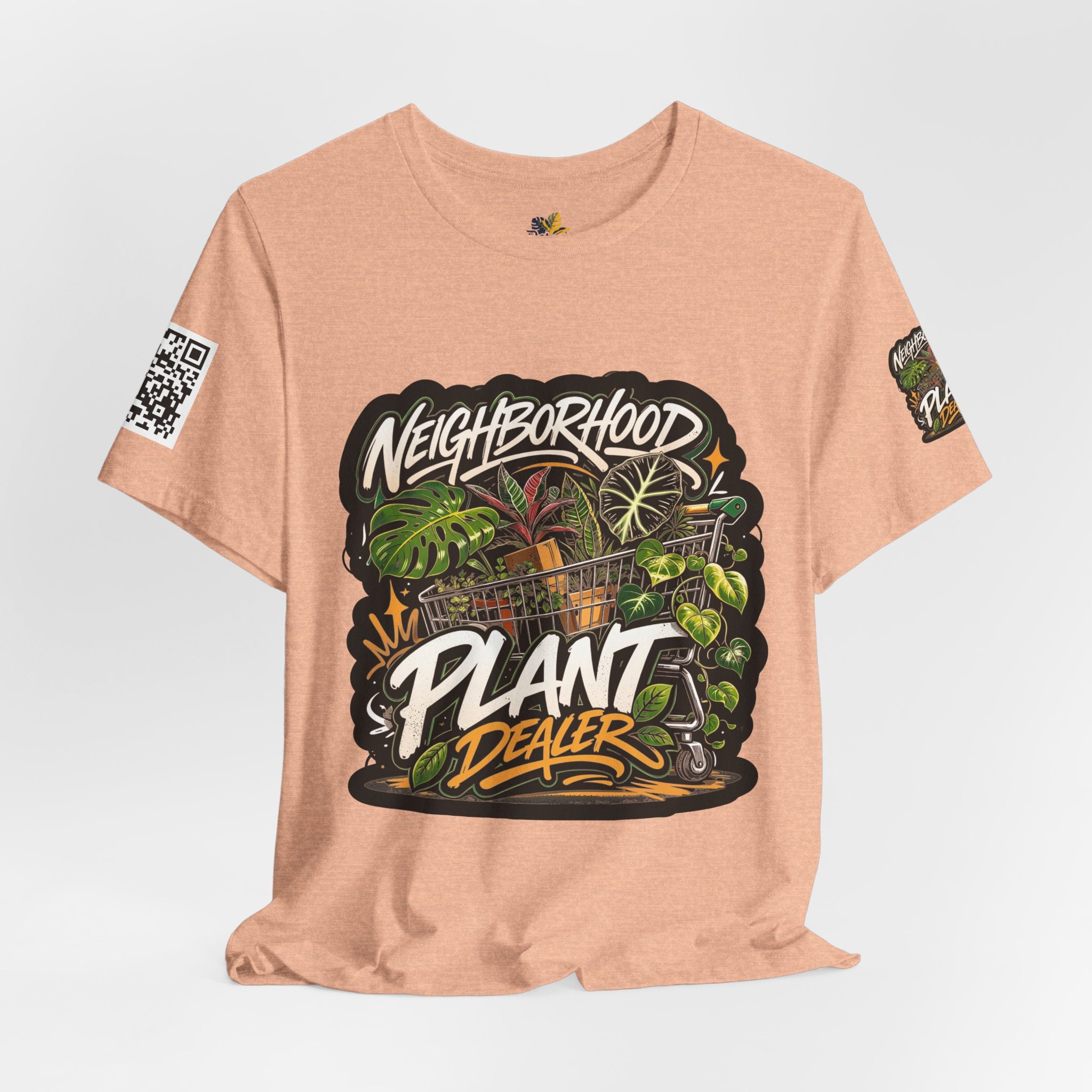 Neighborhood Plant Dealer - Graphic Botanical Streetwear Premium Tee plant lover graphic tee by Detroit Plant Mom
