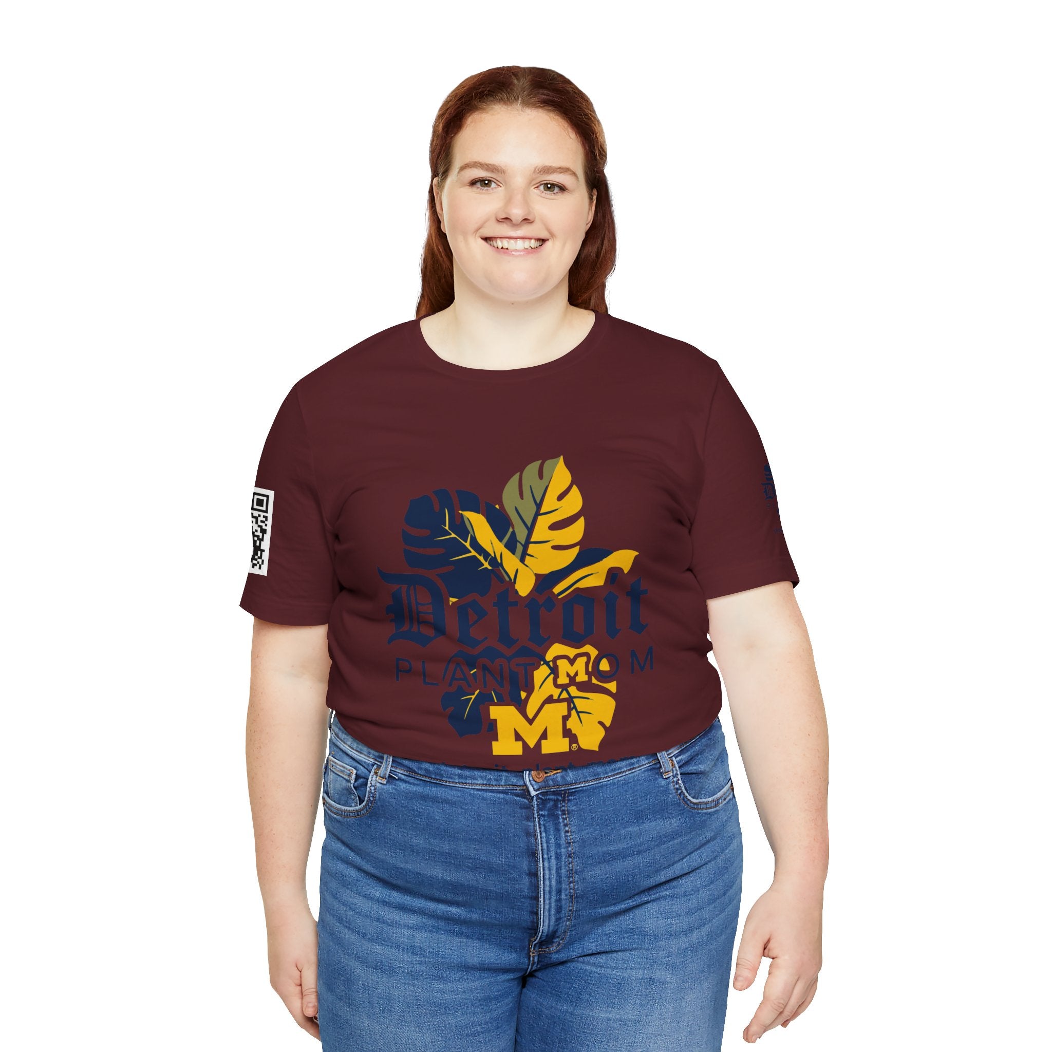 Detroit Plant Mom Premium Tee - Monstera Plant Mom Tee plant lover graphic tee by Detroit Plant Mom - product view 128