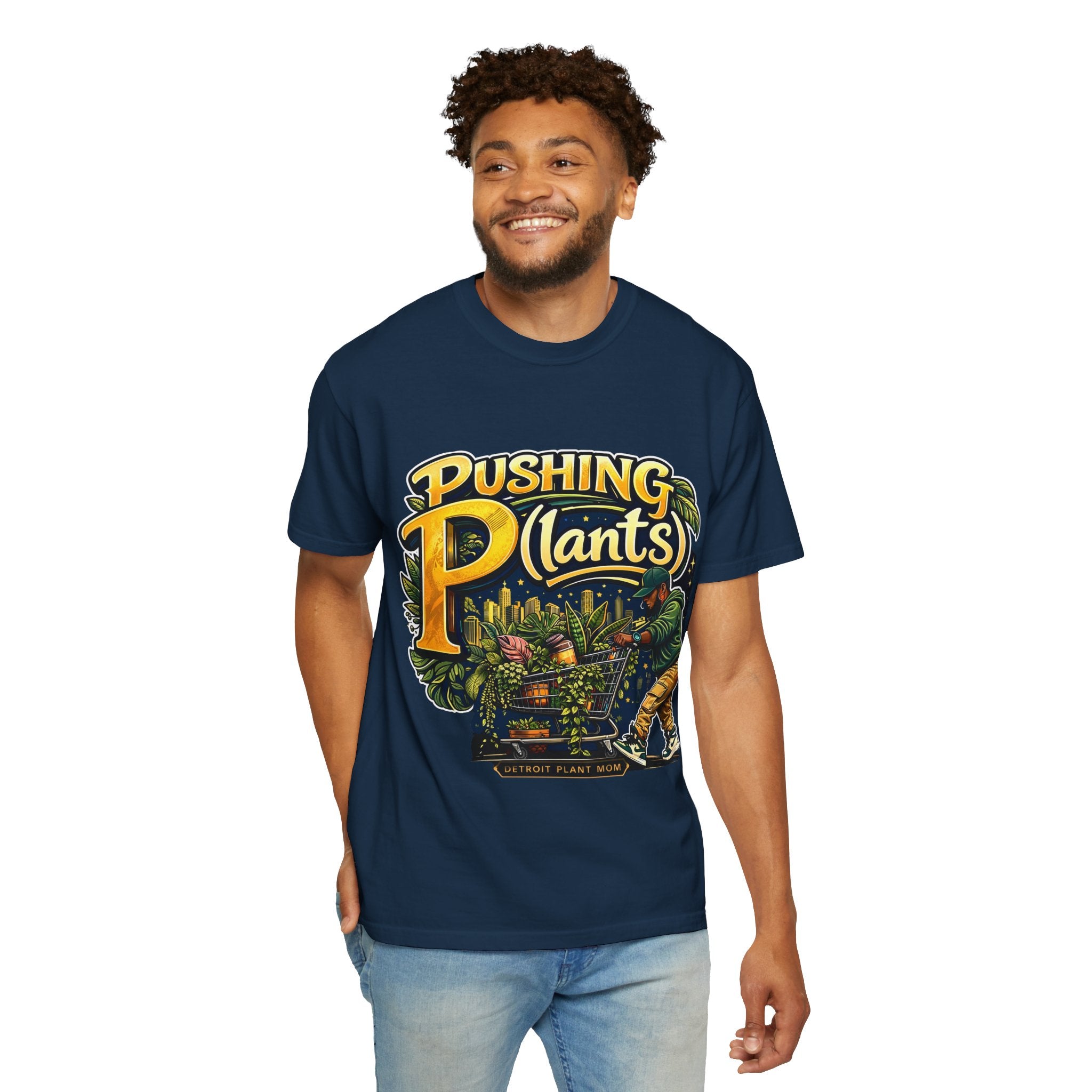 DPM: Pushing P(lants) T-Shirt - Melanated Man Graphic Tee