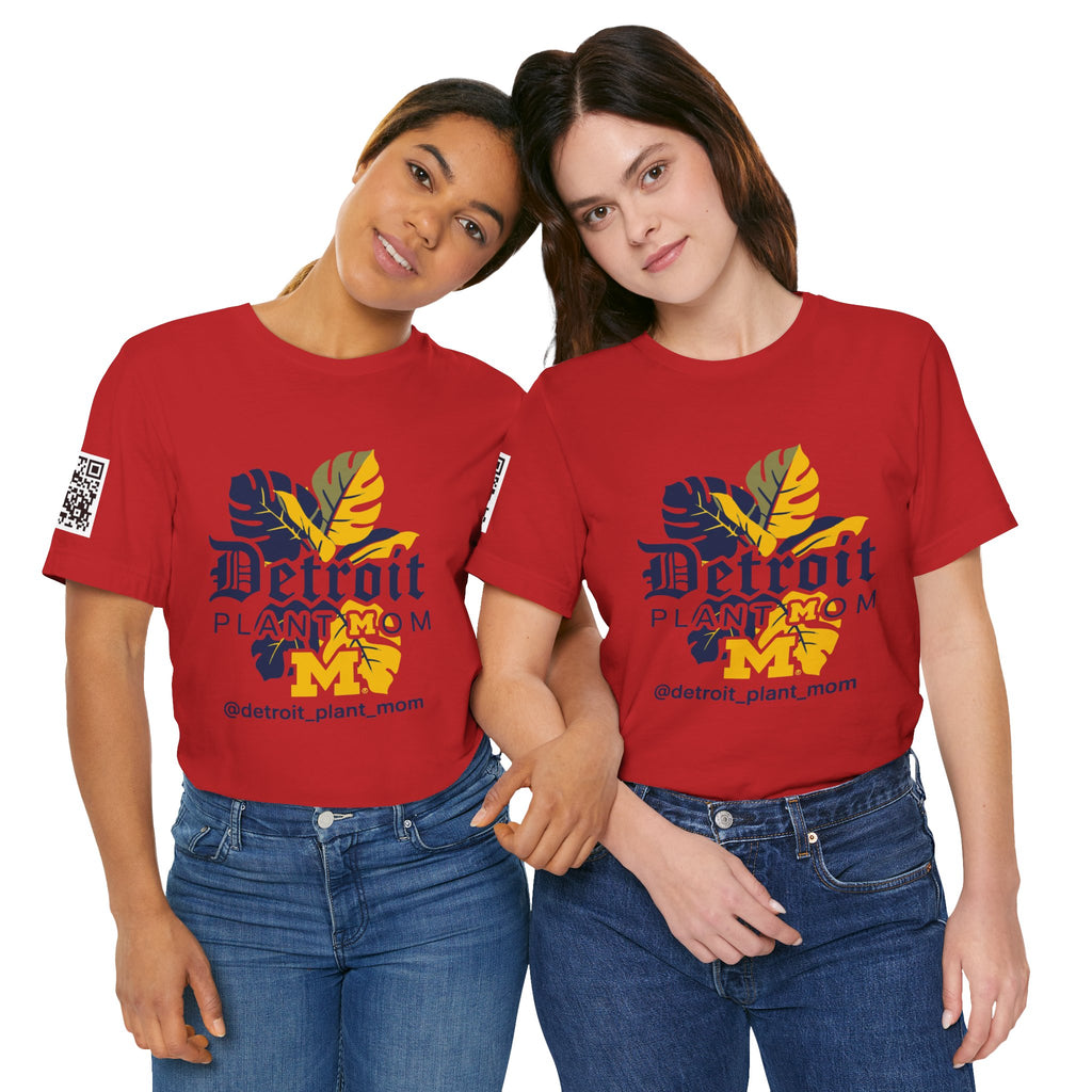 Detroit Plant Mom Premium Tee - Monstera Plant Mom Tee plant lover graphic tee by Detroit Plant Mom - product view 140
