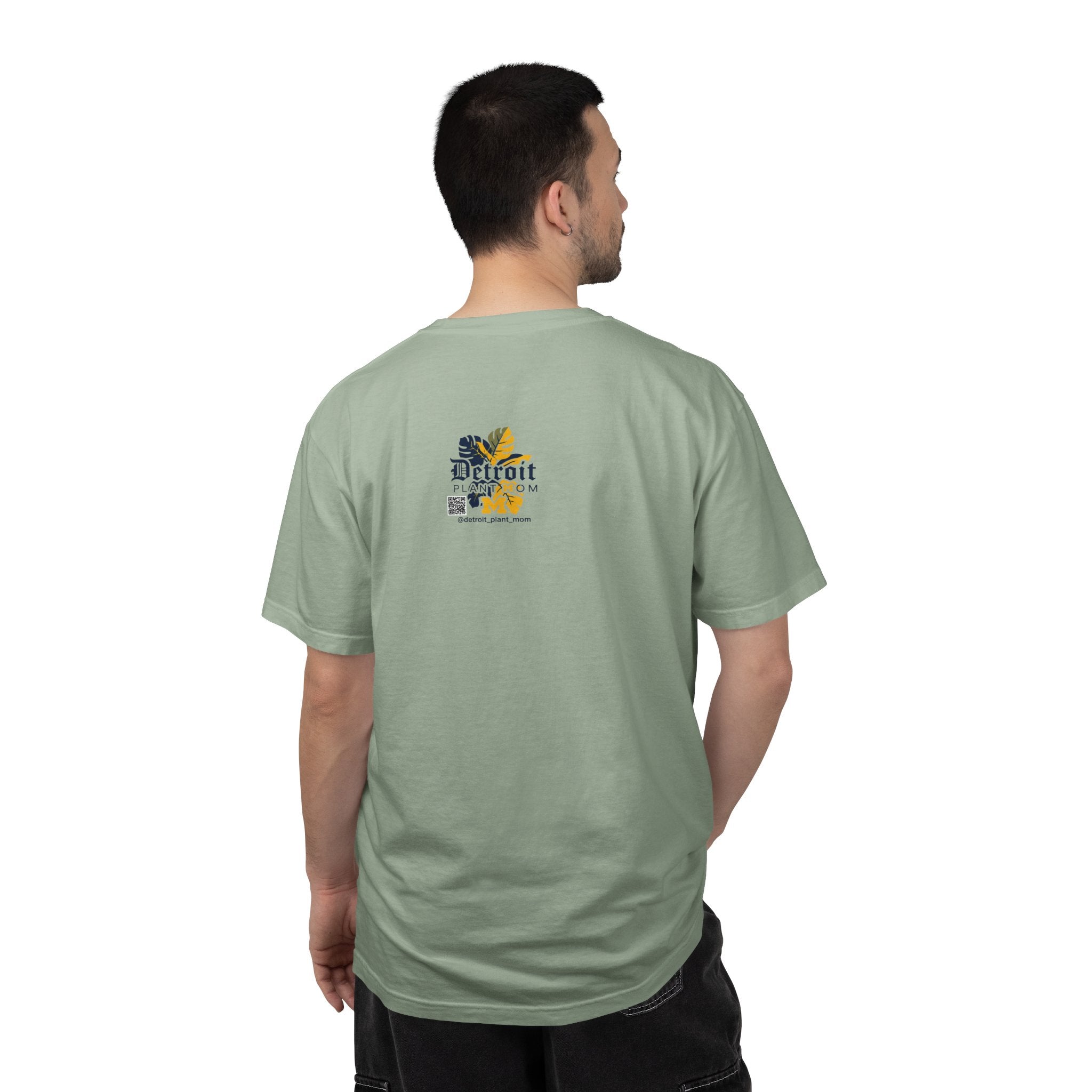 Pushing P(lants) T-Shirt - Man Graphic Tee plant lover graphic tee by Detroit Plant Mom - product view 20