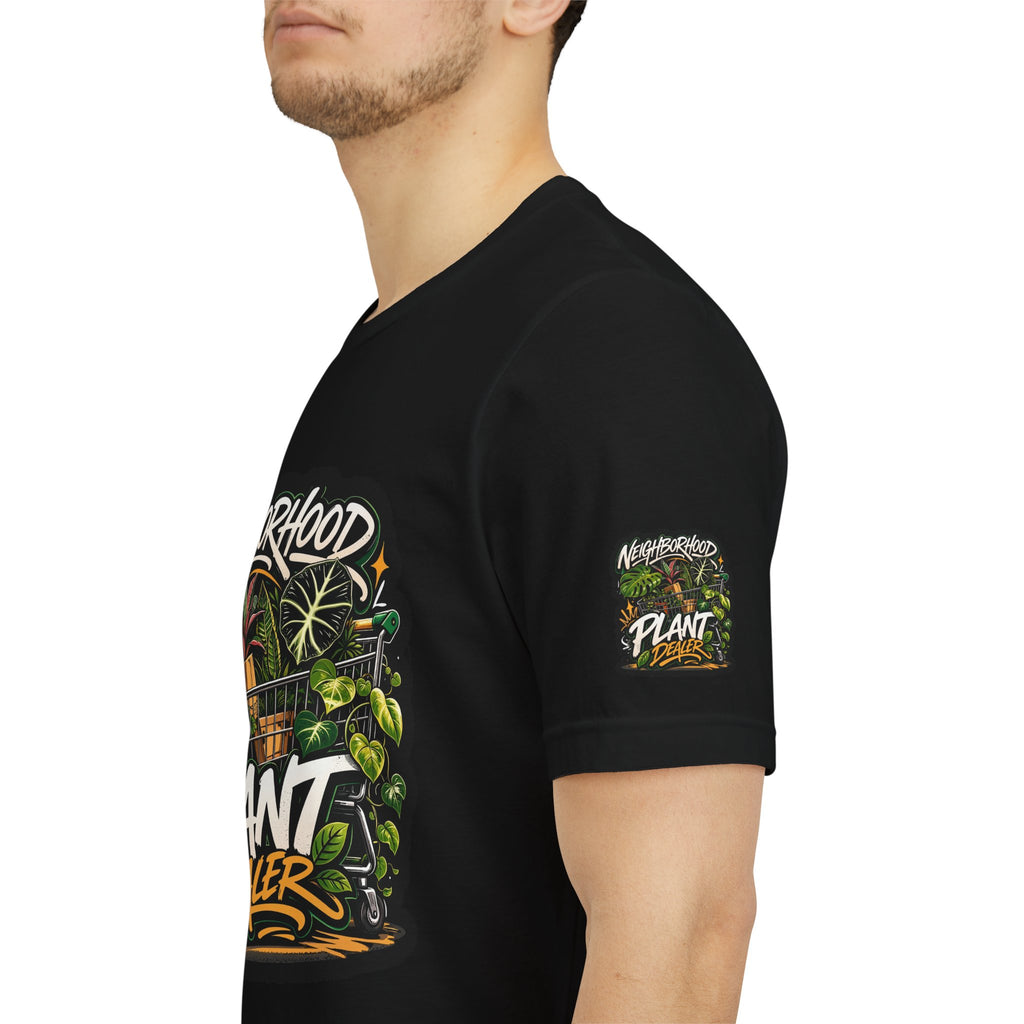 Neighborhood Plant Dealer - Graphic Botanical Streetwear Premium Tee plant lover graphic tee by Detroit Plant Mom