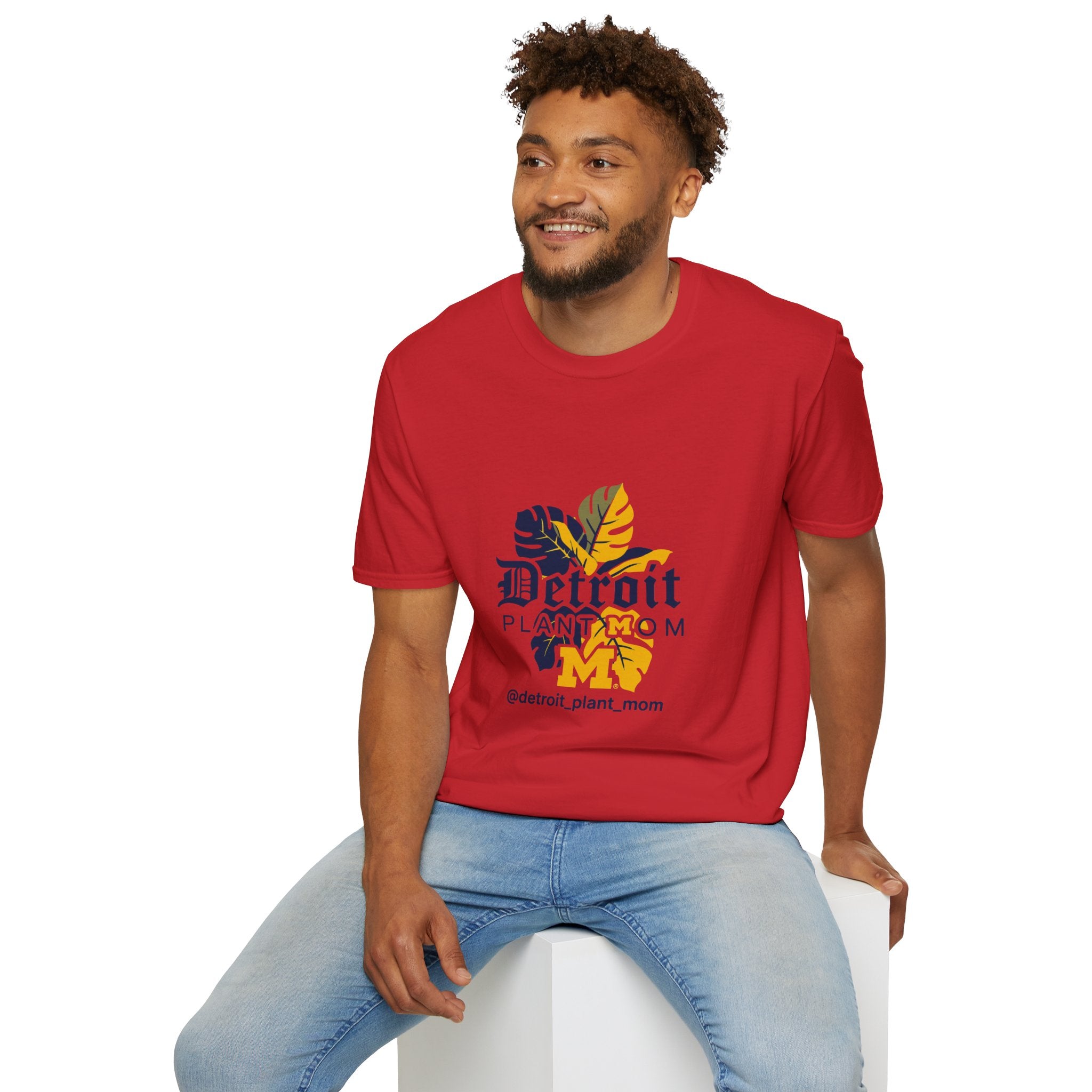 Detroit Plant Mom T-Shirt - Botanical City Pride Tee plant lover graphic tee by Detroit Plant Mom - product view 52