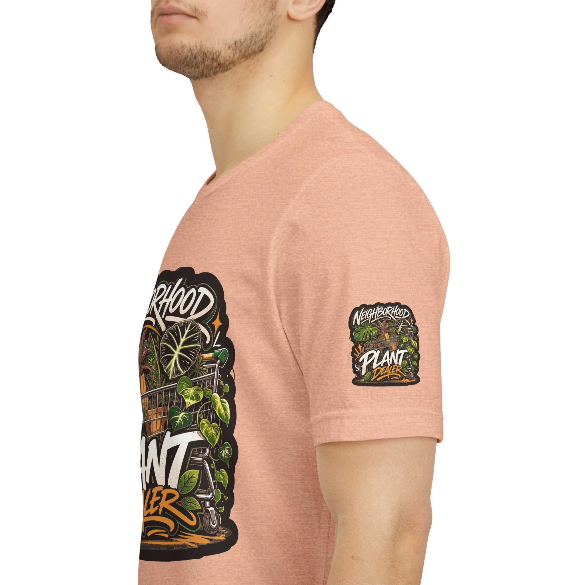 Neighborhood Plant Dealer - Graphic Botanical Streetwear Premium Tee plant lover graphic tee by Detroit Plant Mom