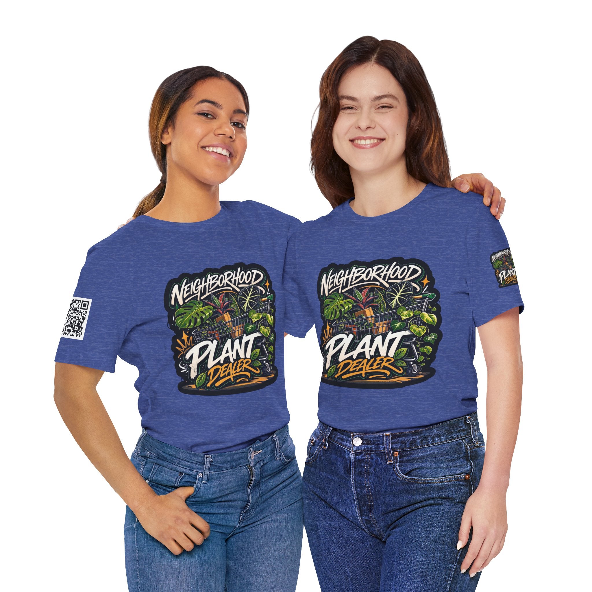 Neighborhood Plant Dealer - Graphic Botanical Streetwear Premium Tee plant lover graphic tee by Detroit Plant Mom