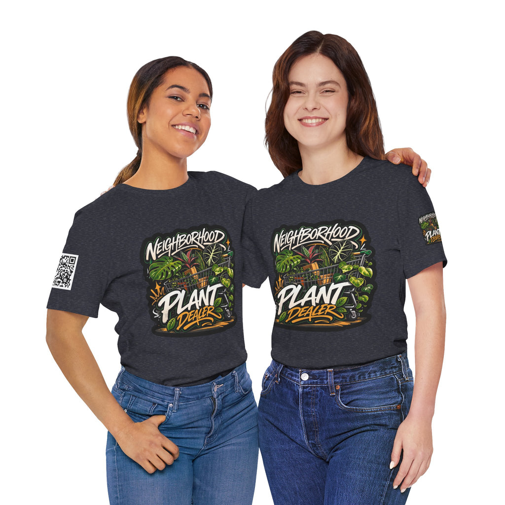 Neighborhood Plant Dealer - Graphic Botanical Streetwear Premium Tee plant lover graphic tee by Detroit Plant Mom