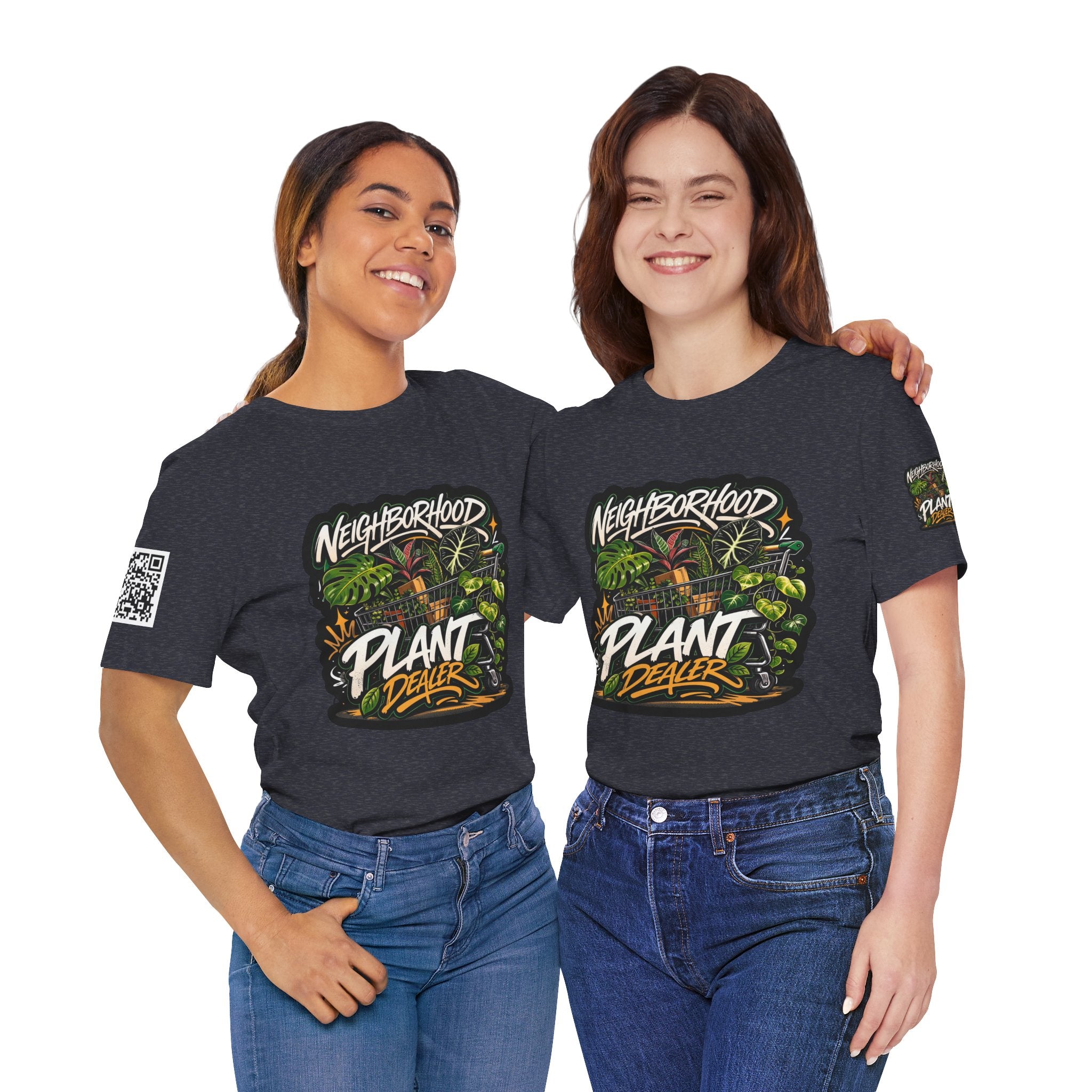 Neighborhood Plant Dealer - Graphic Botanical Streetwear Premium Tee plant lover graphic tee by Detroit Plant Mom
