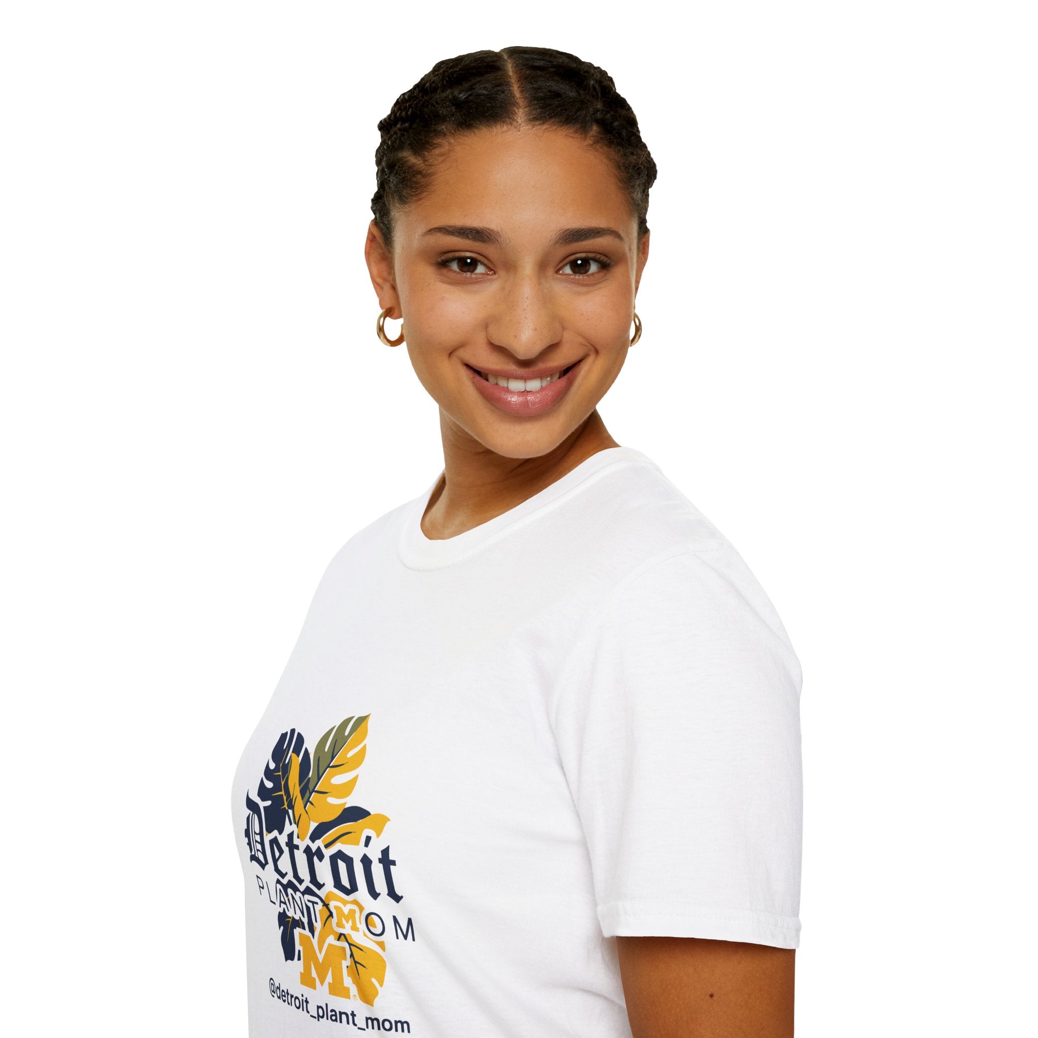 Detroit Plant Mom T-Shirt - Botanical City Pride Tee plant lover graphic tee by Detroit Plant Mom - product view 14