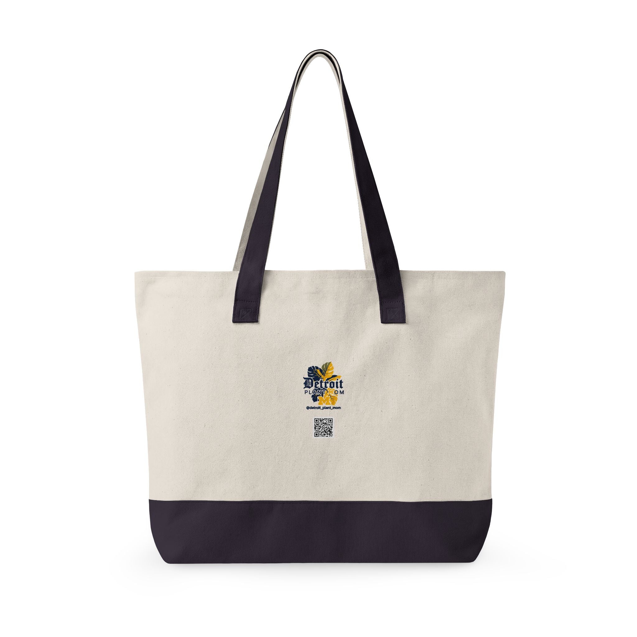 DPM: Pushing P(lants) Melanated Woman - Eco-Friendly Zippered Garden Tote