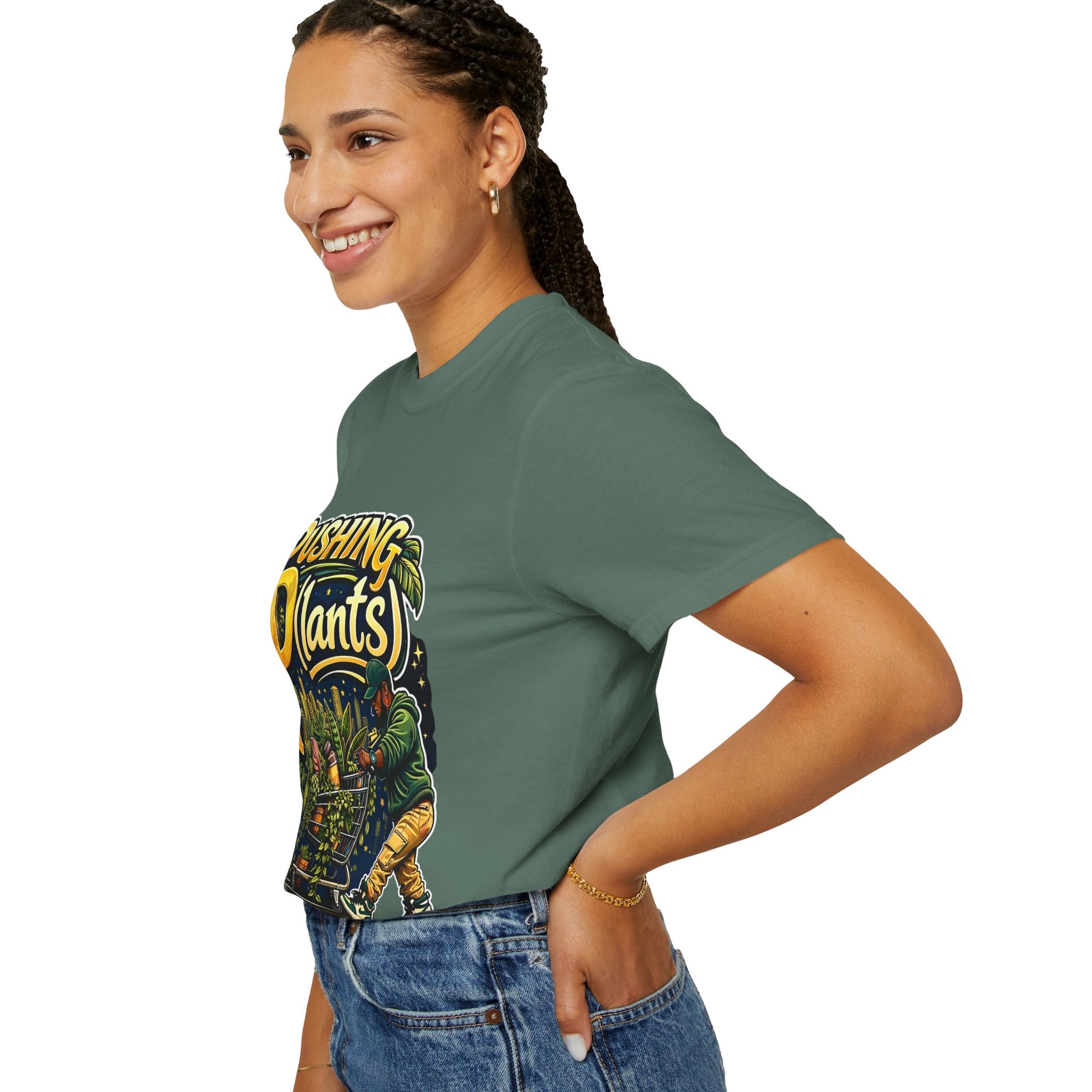 DPM: Pushing P(lants) T-Shirt - Melanated Man Graphic Tee