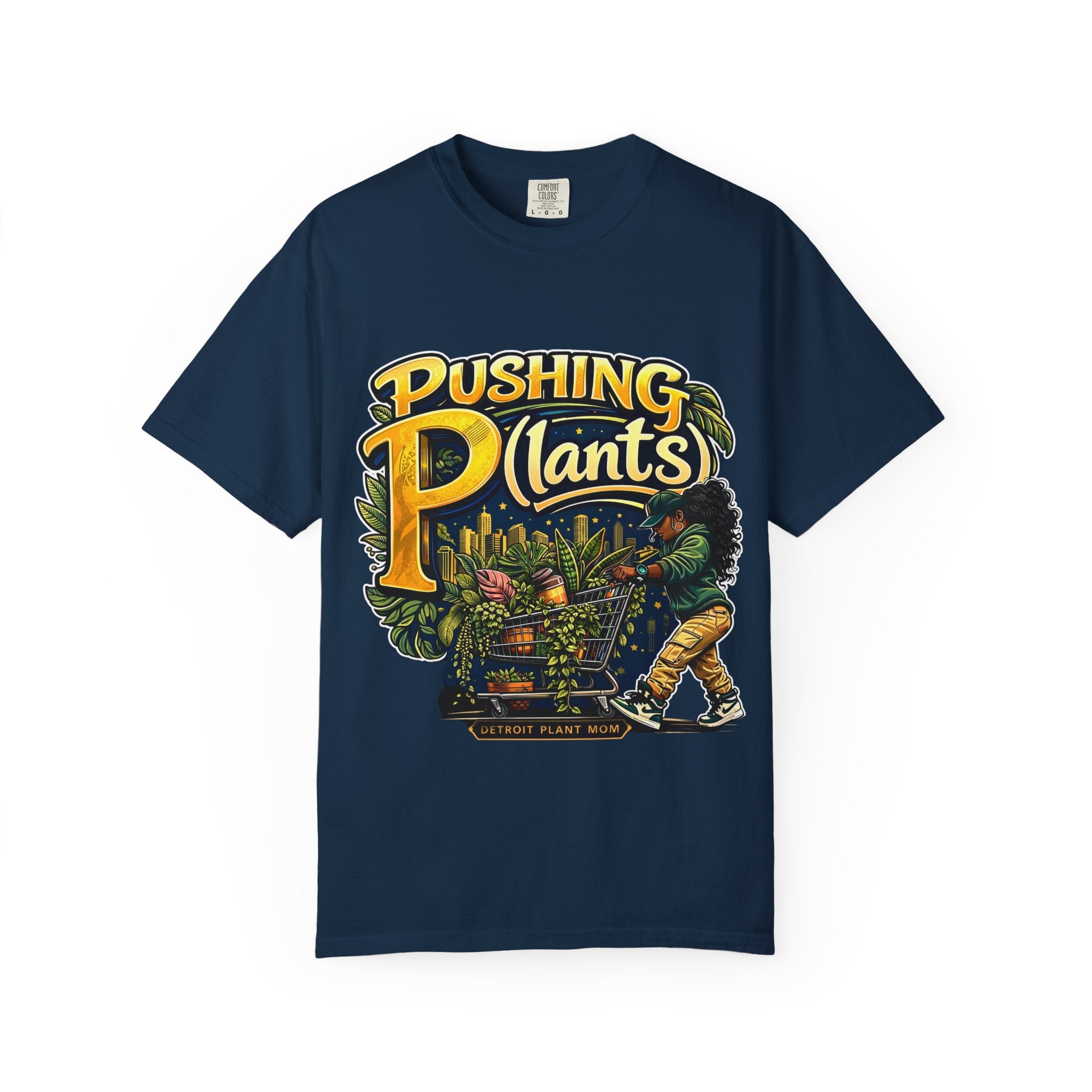 DPM: Pushing P(lants) T-Shirt - Melanated Woman Graphic Tee