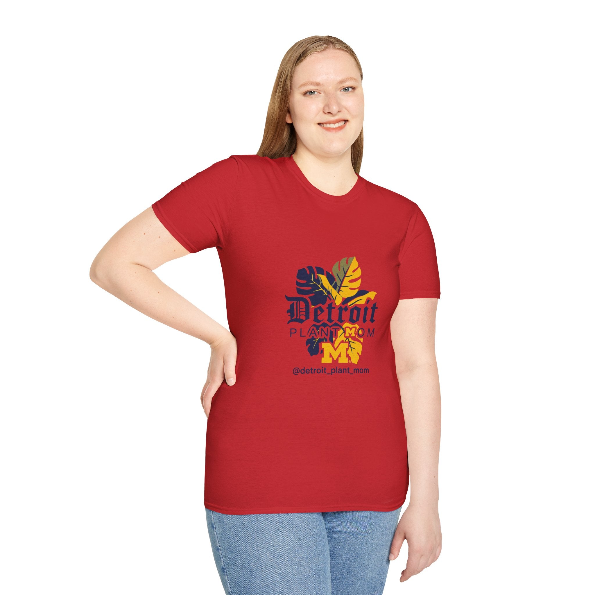 Detroit Plant Mom T-Shirt - Botanical City Pride Tee plant lover graphic tee by Detroit Plant Mom - product view 54