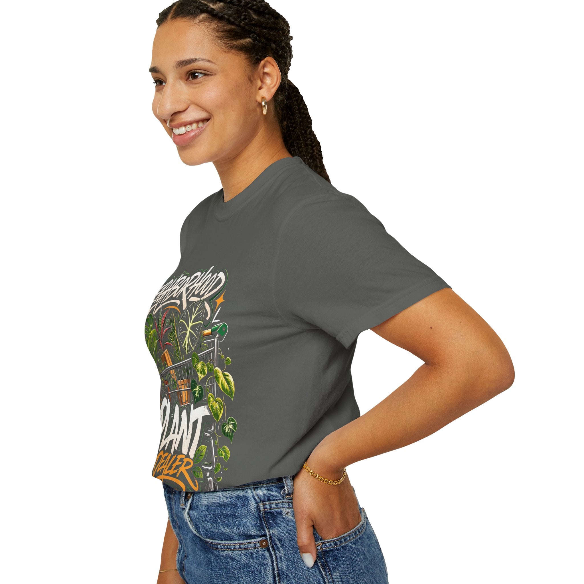 Neighborhood Plant Dealer Graphic Tee plant lover graphic tee by Detroit Plant Mom - product view 17