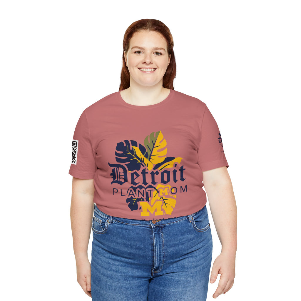 Detroit Plant Mom Premium Tee - Monstera Plant Mom Tee plant lover graphic tee by Detroit Plant Mom - product view 32