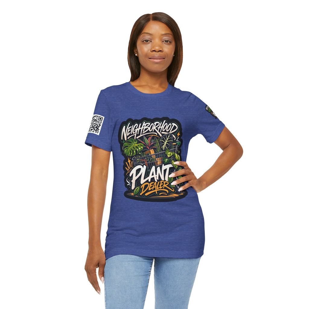 Neighborhood Plant Dealer - Graphic Botanical Streetwear Premium Tee plant lover graphic tee by Detroit Plant Mom