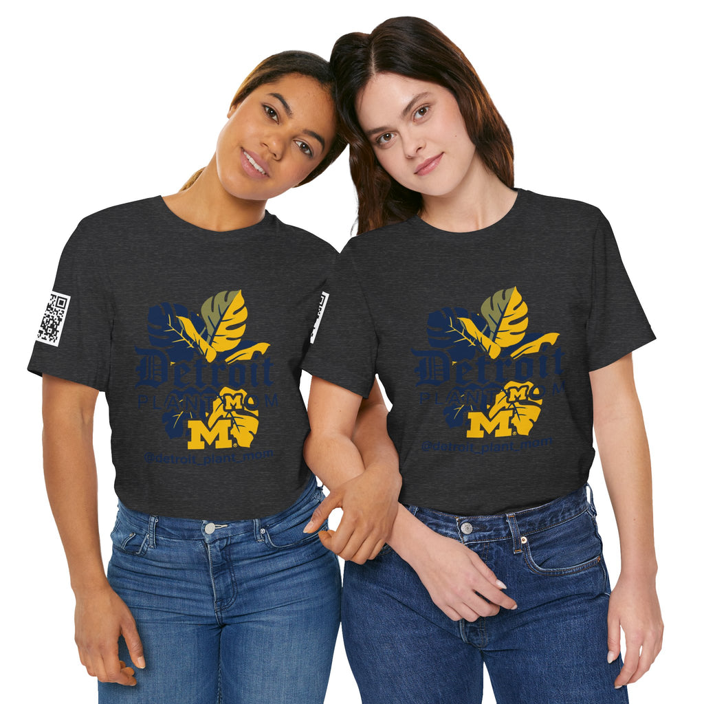 Detroit Plant Mom Premium Tee - Monstera Plant Mom Tee plant lover graphic tee by Detroit Plant Mom - product view 100