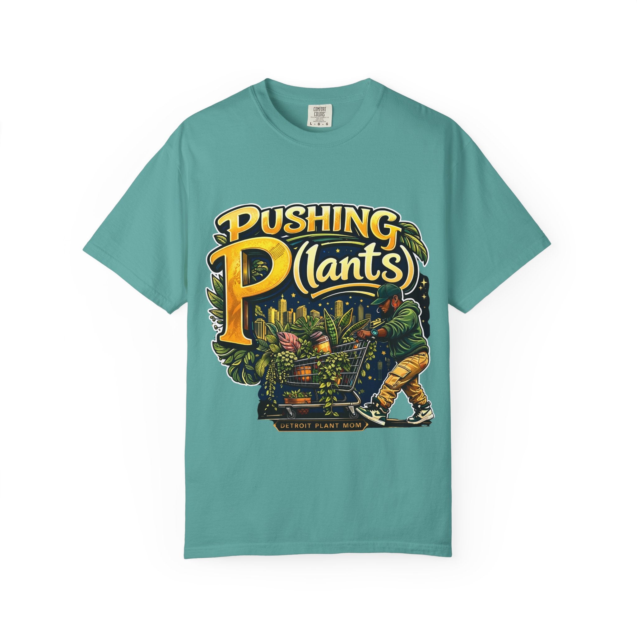 DPM: Pushing P(lants) T-Shirt - Melanated Man Graphic Tee