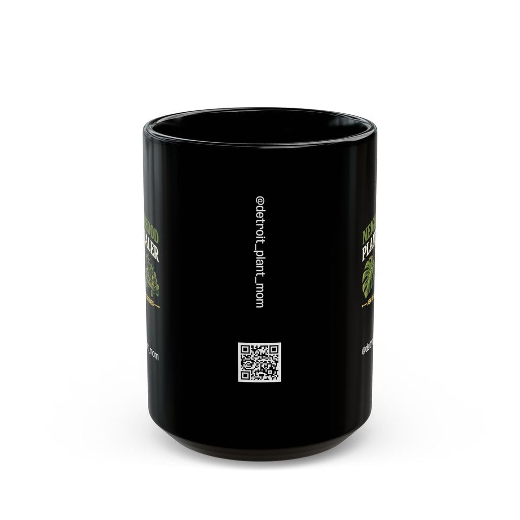 DPM: Neighborhood Plant Dealer (Minimalist) Black Mug – 15oz