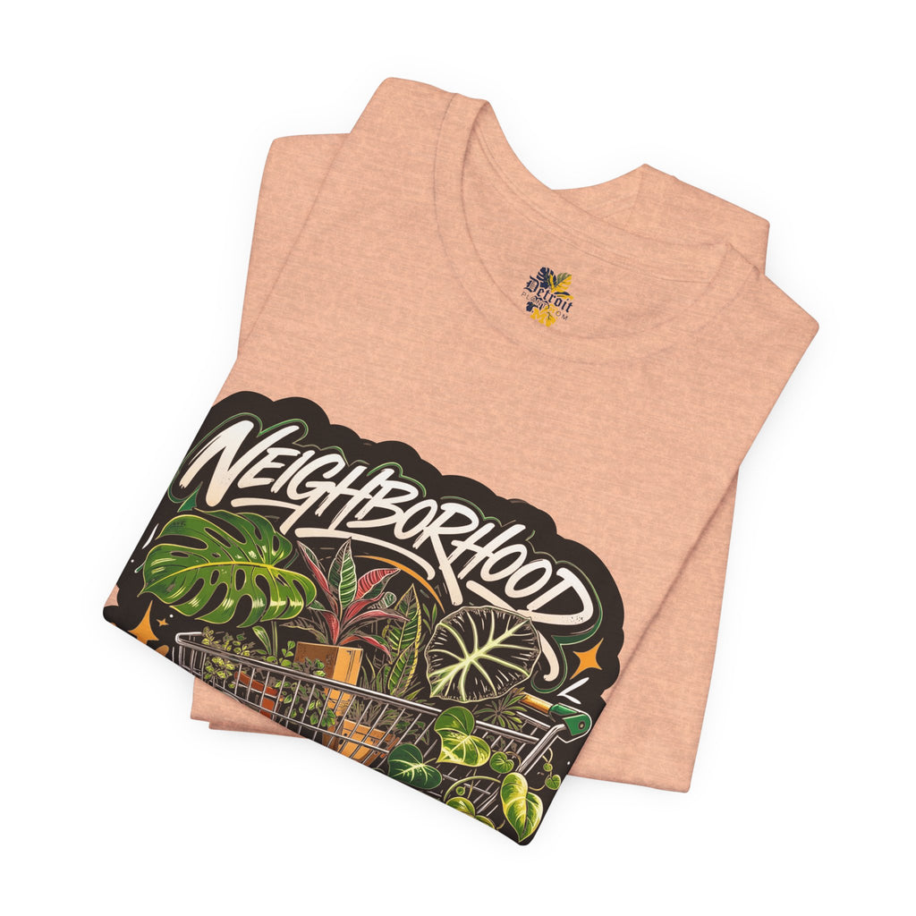 Neighborhood Plant Dealer - Graphic Botanical Streetwear Premium Tee plant lover graphic tee by Detroit Plant Mom