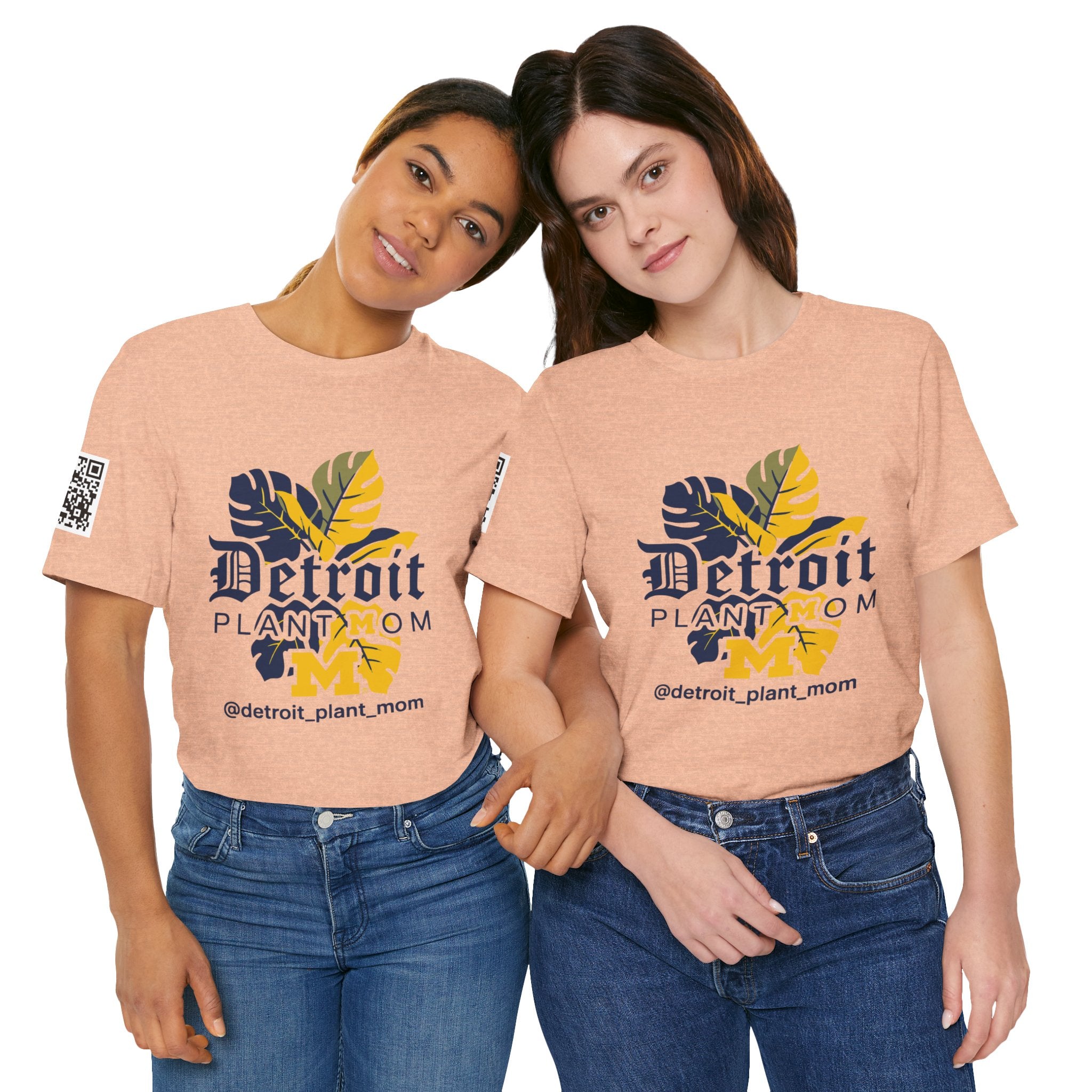 Detroit Plant Mom Premium Tee - Monstera Plant Mom Tee plant lover graphic tee by Detroit Plant Mom - product view 60