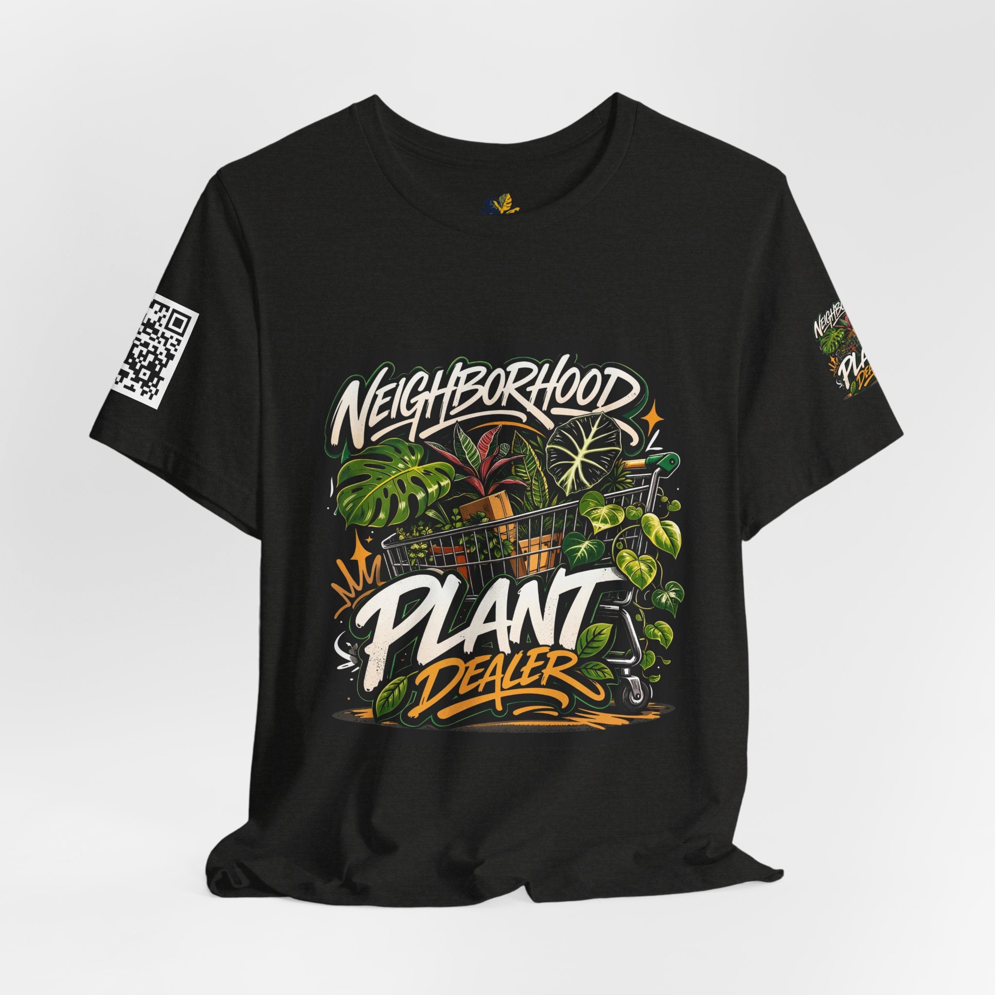 Neighborhood Plant Dealer - Graphic Botanical Streetwear Premium Tee plant lover graphic tee by Detroit Plant Mom