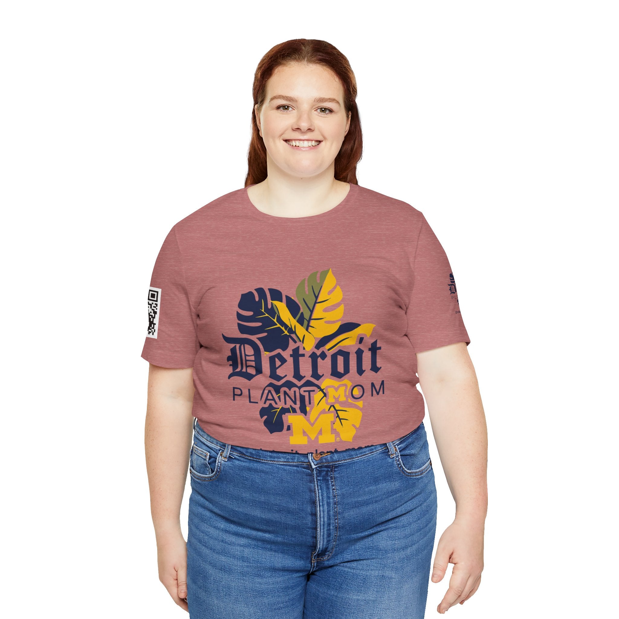 Detroit Plant Mom Premium Tee - Monstera Plant Mom Tee plant lover graphic tee by Detroit Plant Mom - product view 40