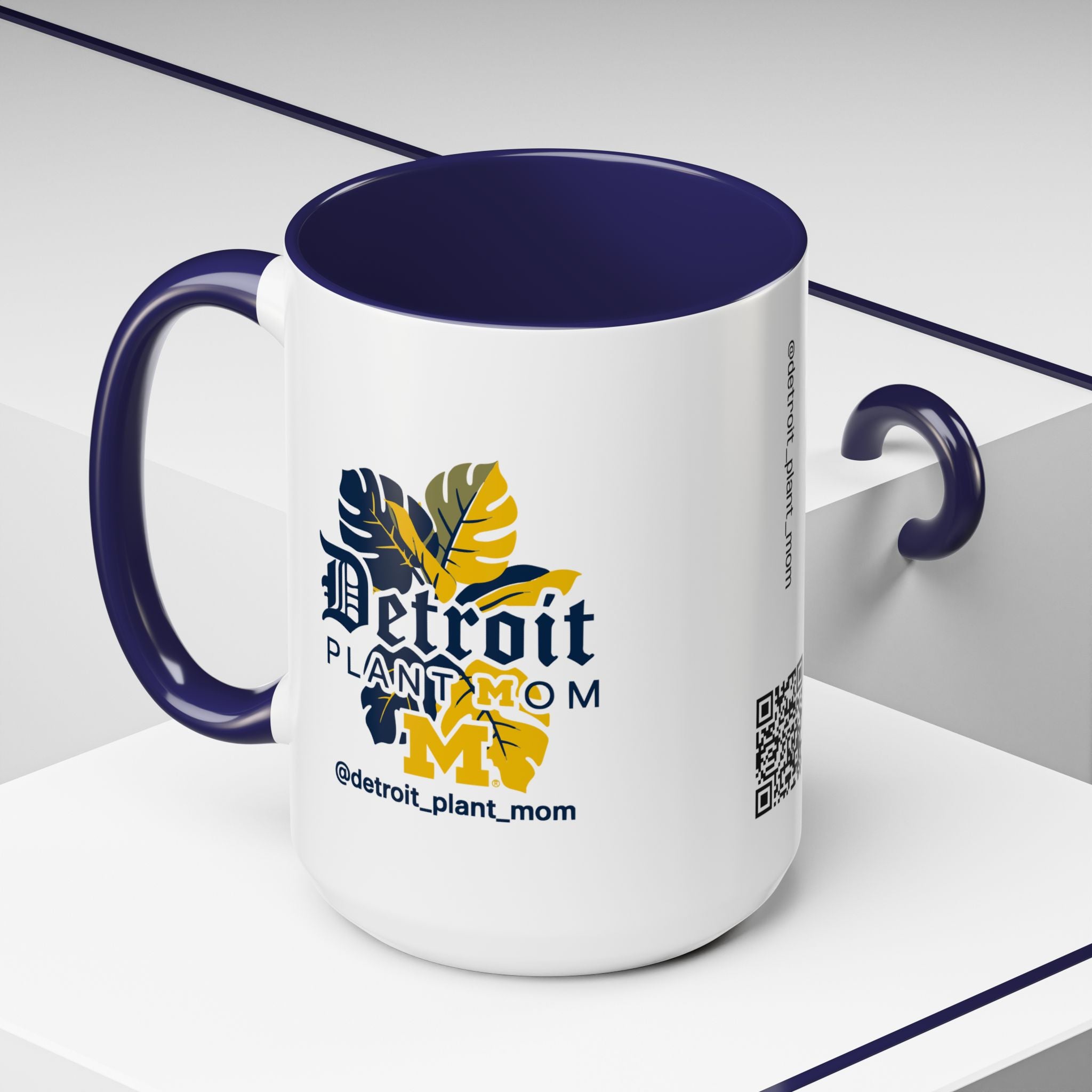 Accent Coffee Mug - 15oz Ceramic Plant Lover Gift plant lover mug by Detroit Plant Mom - product view 10