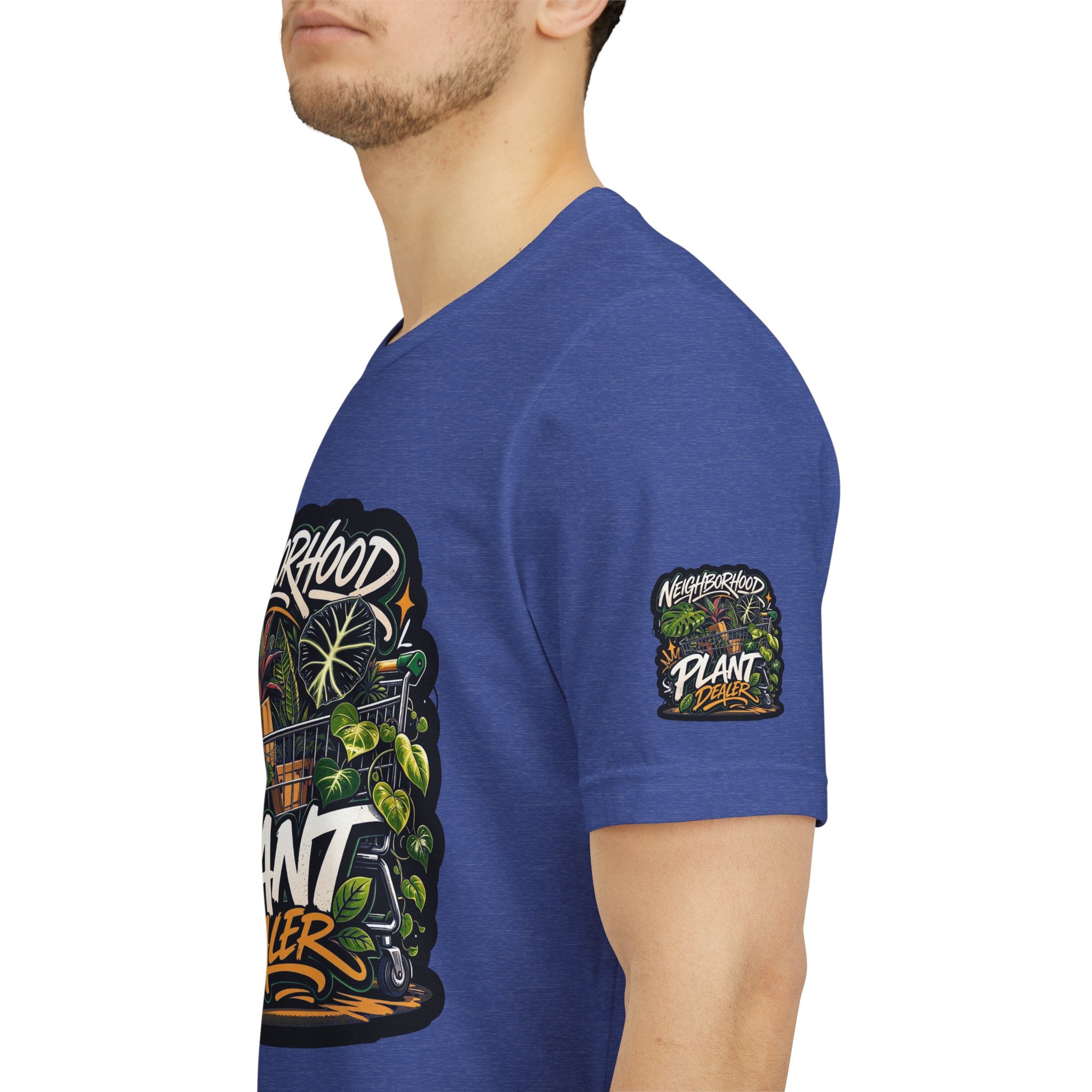 Neighborhood Plant Dealer - Graphic Botanical Streetwear Premium Tee plant lover graphic tee by Detroit Plant Mom