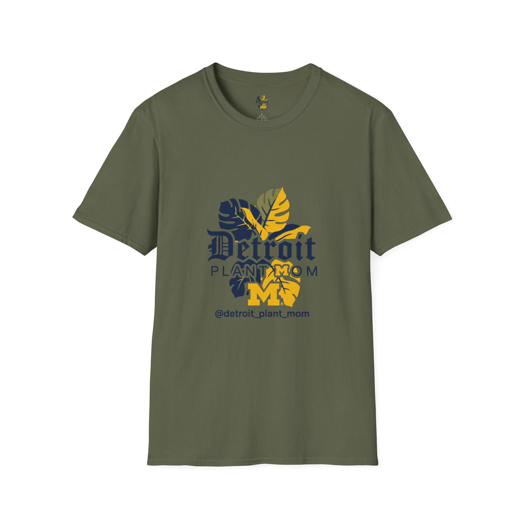 Detroit Plant Mom T-Shirt - Botanical City Pride Tee plant lover graphic tee by Detroit Plant Mom - product view 2